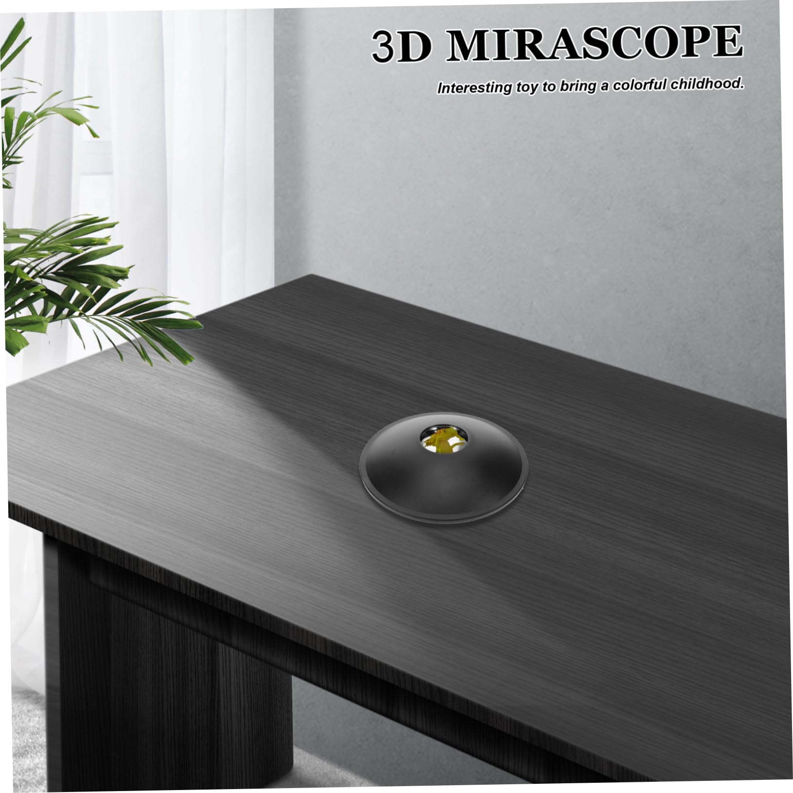 KICHOUSE 3D Hologram Projector - Euler's Disk Optical Illusion Toy for Kids, Instant Holographic Image Creator, Psychedelic Visual Effects for Home & Party Entertainment