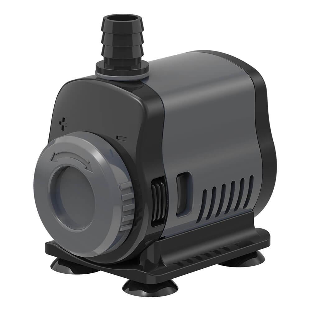 2500 L/H Submersible Aquarium Water Pump with Adjustable Flow Controller - Powerful & Quiet Fish Tank Filter Pump for Freshwater & Saltwater Aquariums, Ponds, Hydroponics