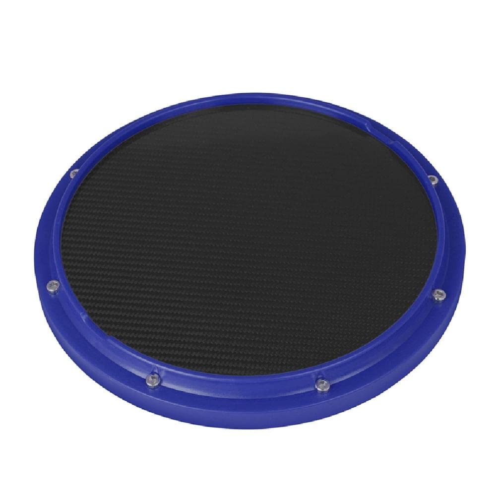 12-Inch Silent Drum Practice Pad - Non-Slip Drum Training Mat with Great Rebound for Beginners | Perfect for Quiet Home Practice, Apartment Drumming & Noise-Free Workouts