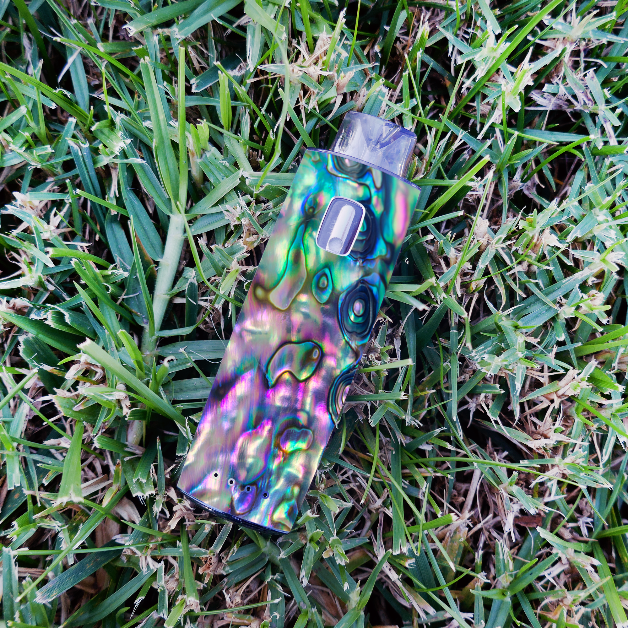 Innokin Endura M18 Abalone Shell Pink Green Blue Opal Skin Cover - Stylish Protective Case for Vape Mod, Perfect for Travel and Daily Use
