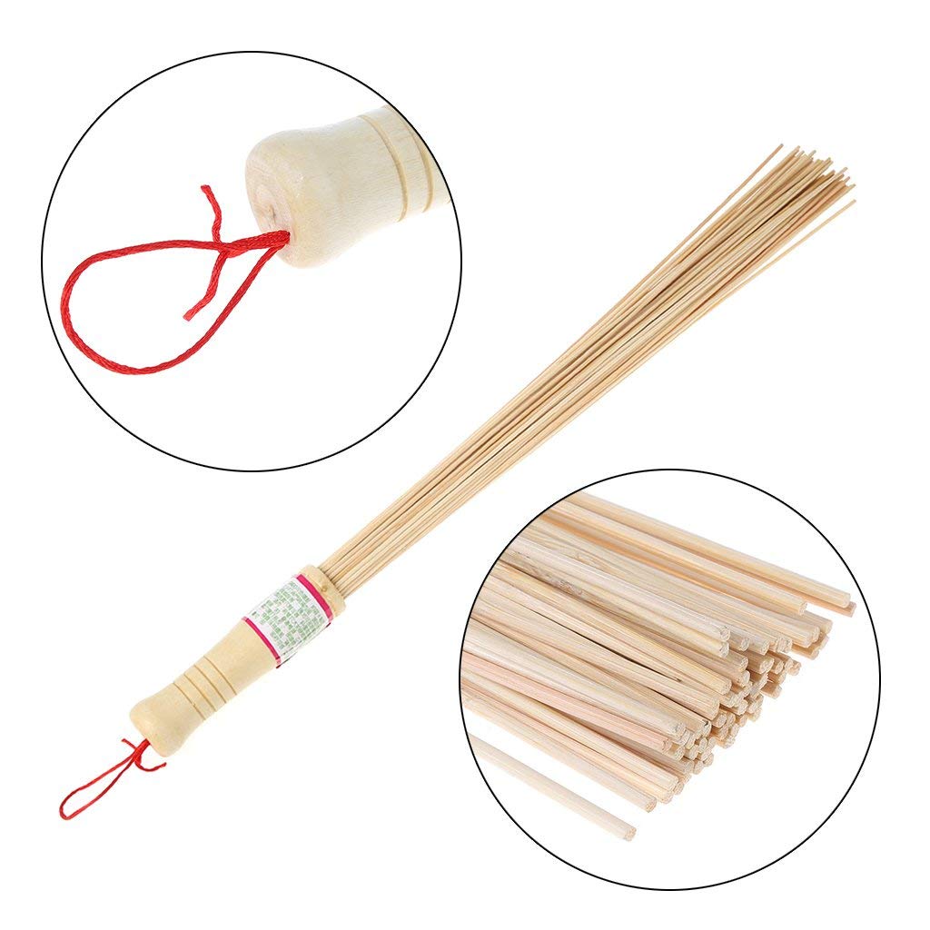 EPRHY Natural Wooden Massage Hammer Stick - Relaxation & Muscle Relief Tool for Back, Neck, Shoulder Pain - Perfect for Home, Office, Gym & Spa Use