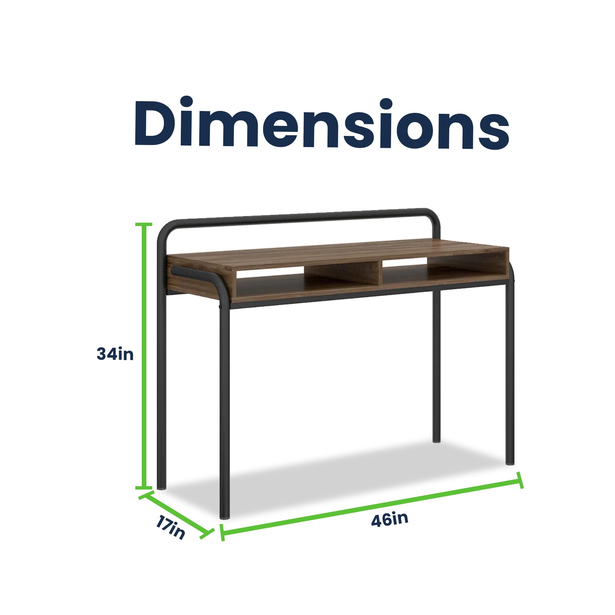 Modern Industrial Office Desk - 46