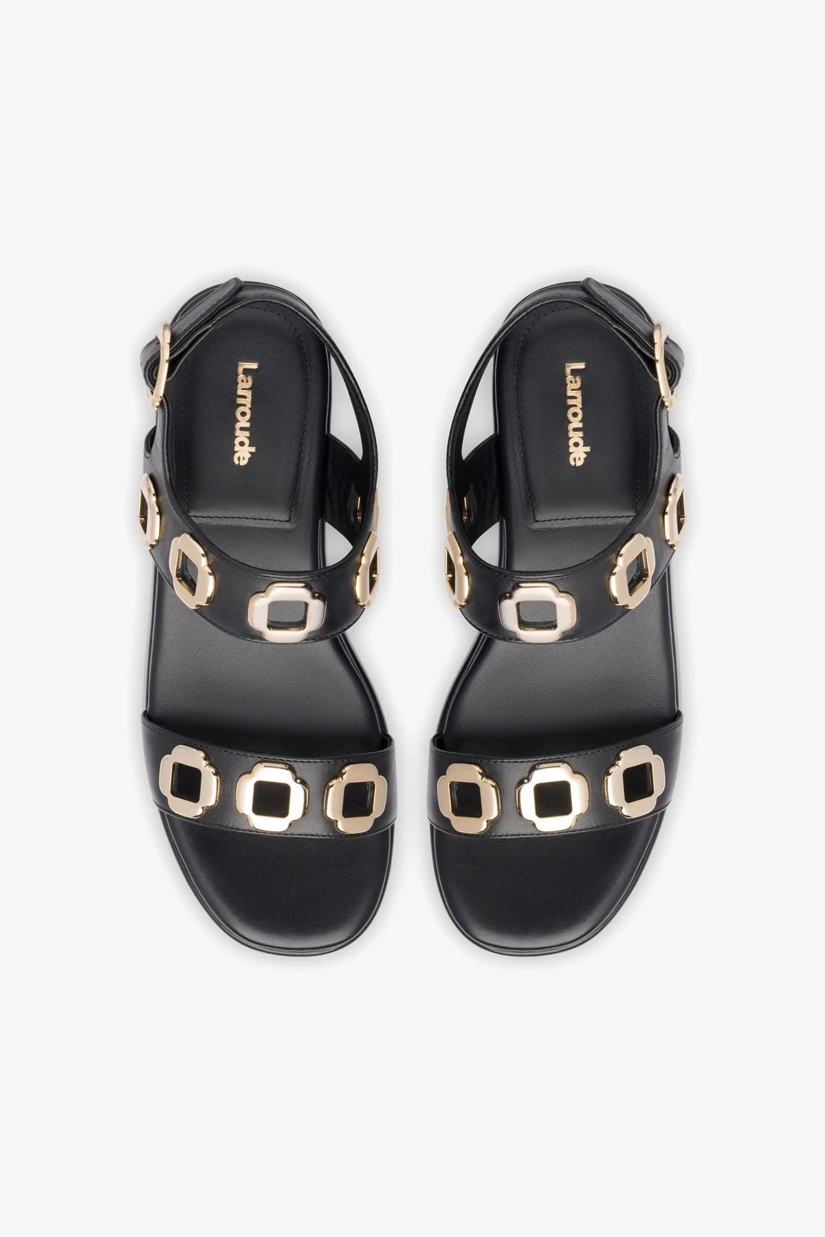 Black Leather Milan Flatform Sandals for Women - Comfortable Summer Wedge Sandals for Beach, Vacation & Casual Outfits