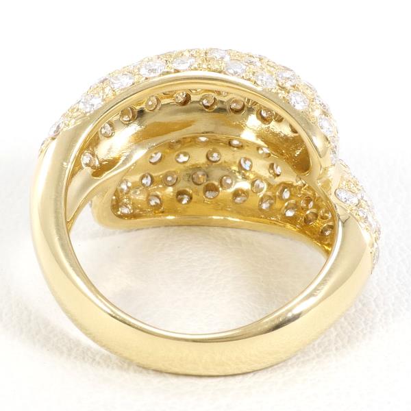 18K Yellow Gold Diamond Ring for Women - Elegant Wedding, Engagement & Anniversary Jewelry Gift - Perfect for Special Occasions
