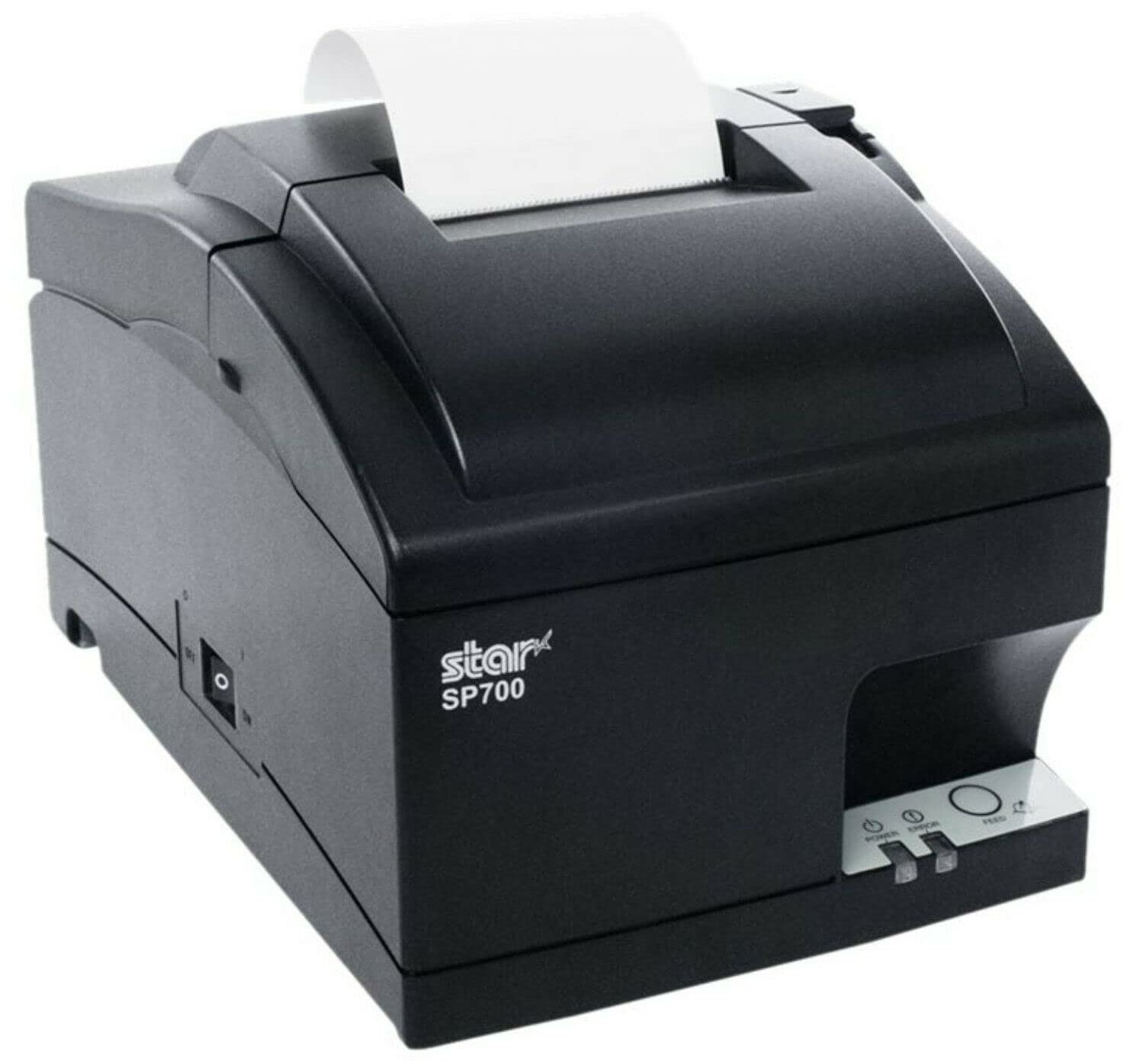 Star Micronics SP712MU Impact Friction Printer with Tear Bar - USB Connectivity & Power Supply Included (Gray) - Ideal for Retail Receipts, Shipping Labels, and POS Systems