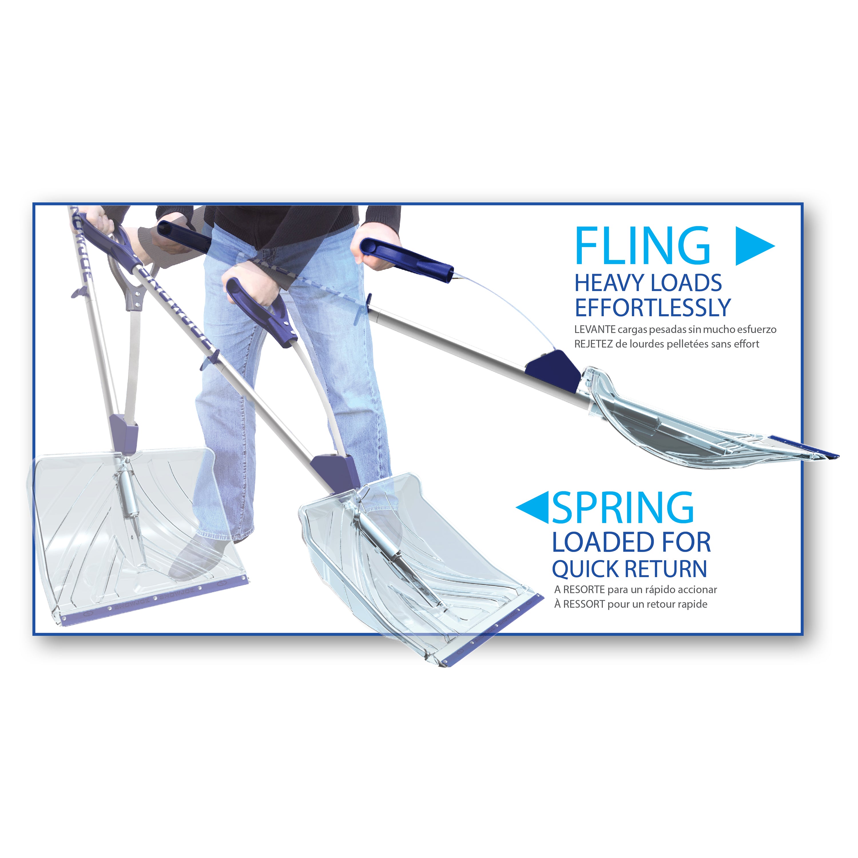 Snow Joe Shovelution SJ SHLV02 Ergonomic Snow Shovel - 18