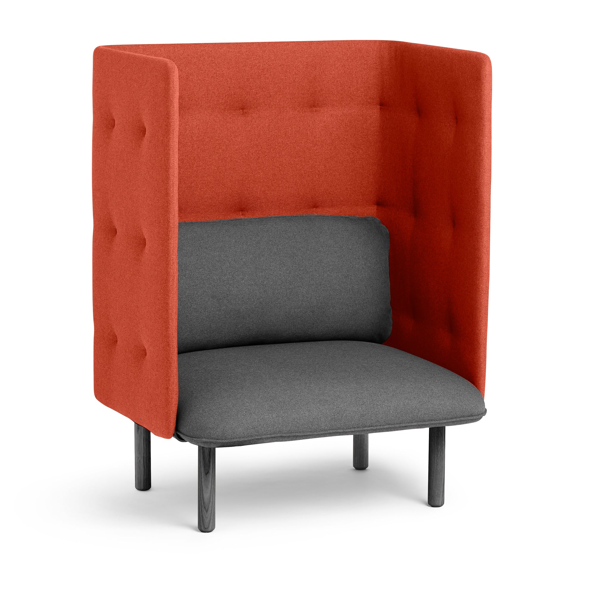 QT Privacy Lounge Chair - Comfortable and Stylish Recliner for Home, Office, or Patio - Perfect for Relaxing, Reading, or Napping