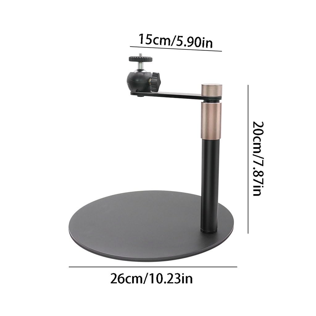 360° Adjustable Rotating Projector Mount Stand - Telescopic Floor & Desktop Tripod for Home Theater, Office Presentations & Outdoor Movie Nights