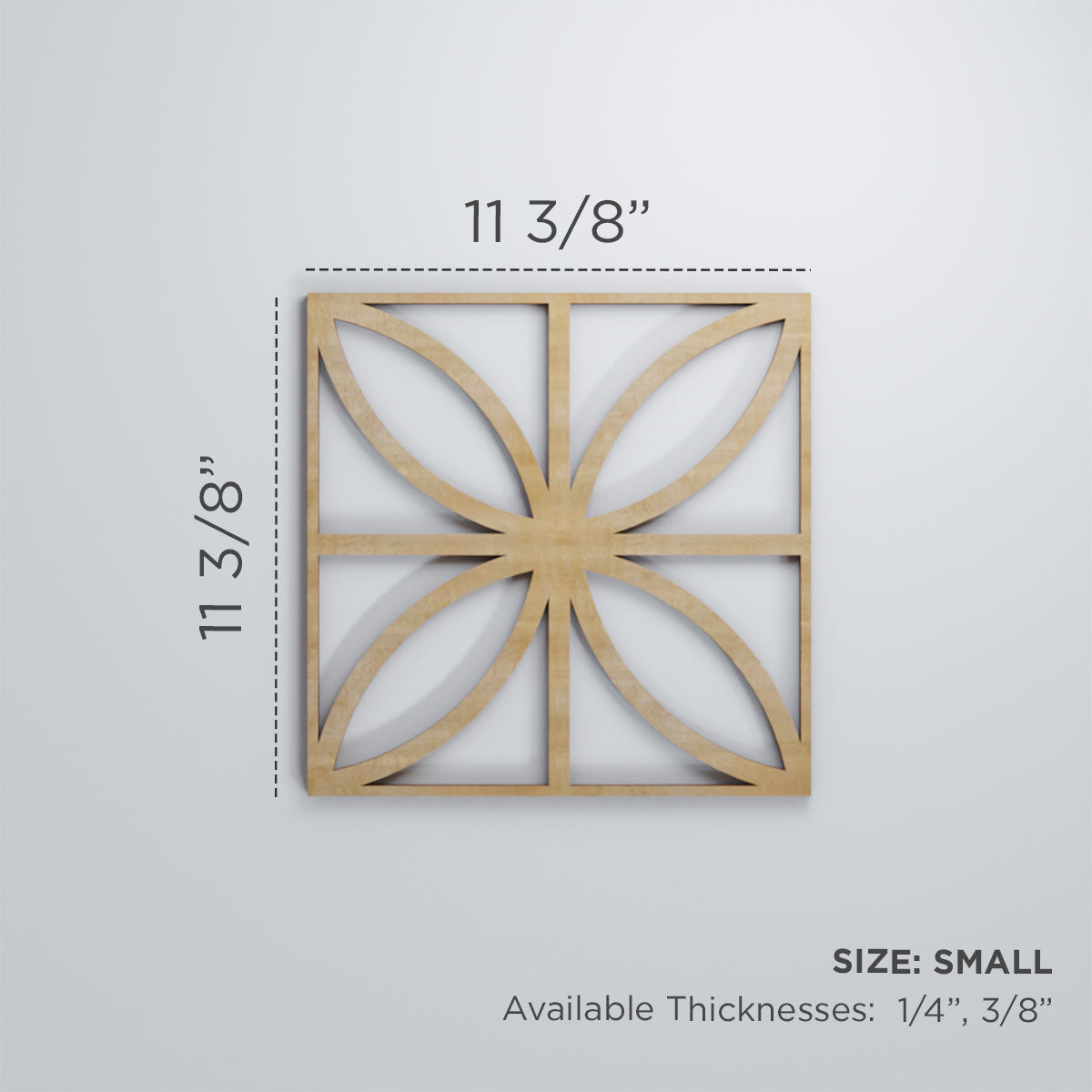 Swansea Decorative Fretwork Wall Panels - Elegant Laser Cut Wooden Room Dividers for Home & Office Decor