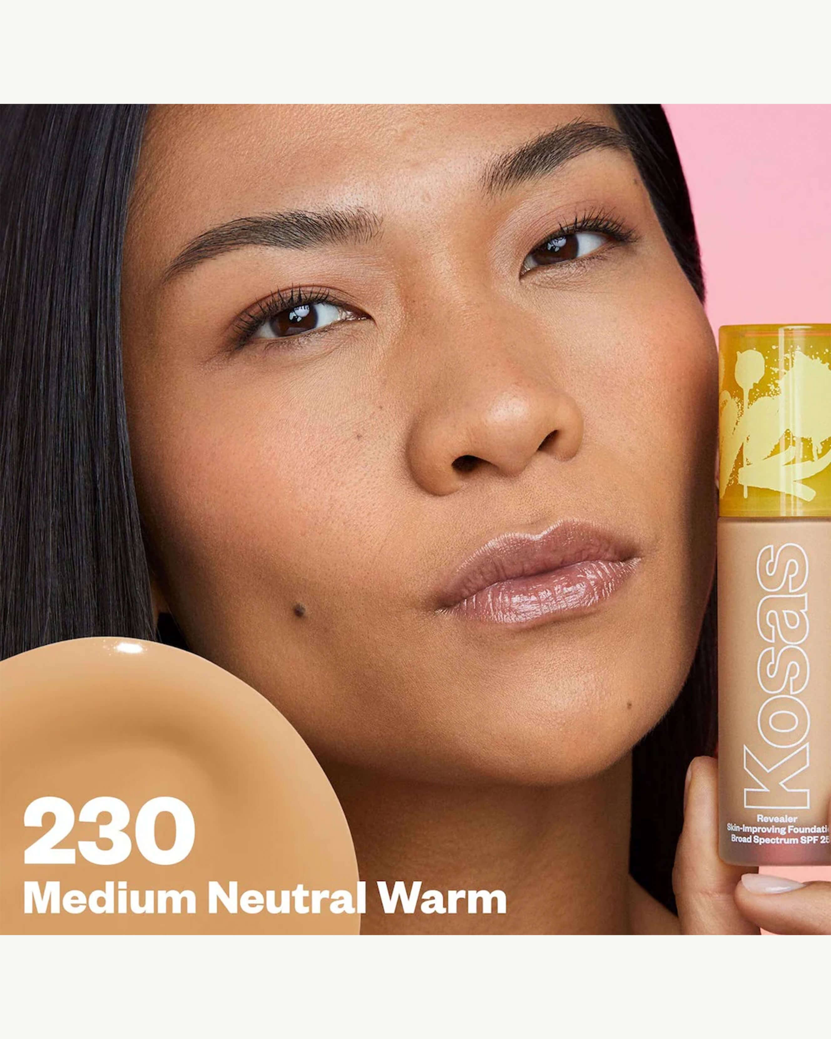 Revealer Skin Improving Foundation SPF 25 - Lightweight Liquid Makeup with Hydrating Formula & Sun Protection | Perfect for Daily Wear, Natural Coverage & Flawless Finish