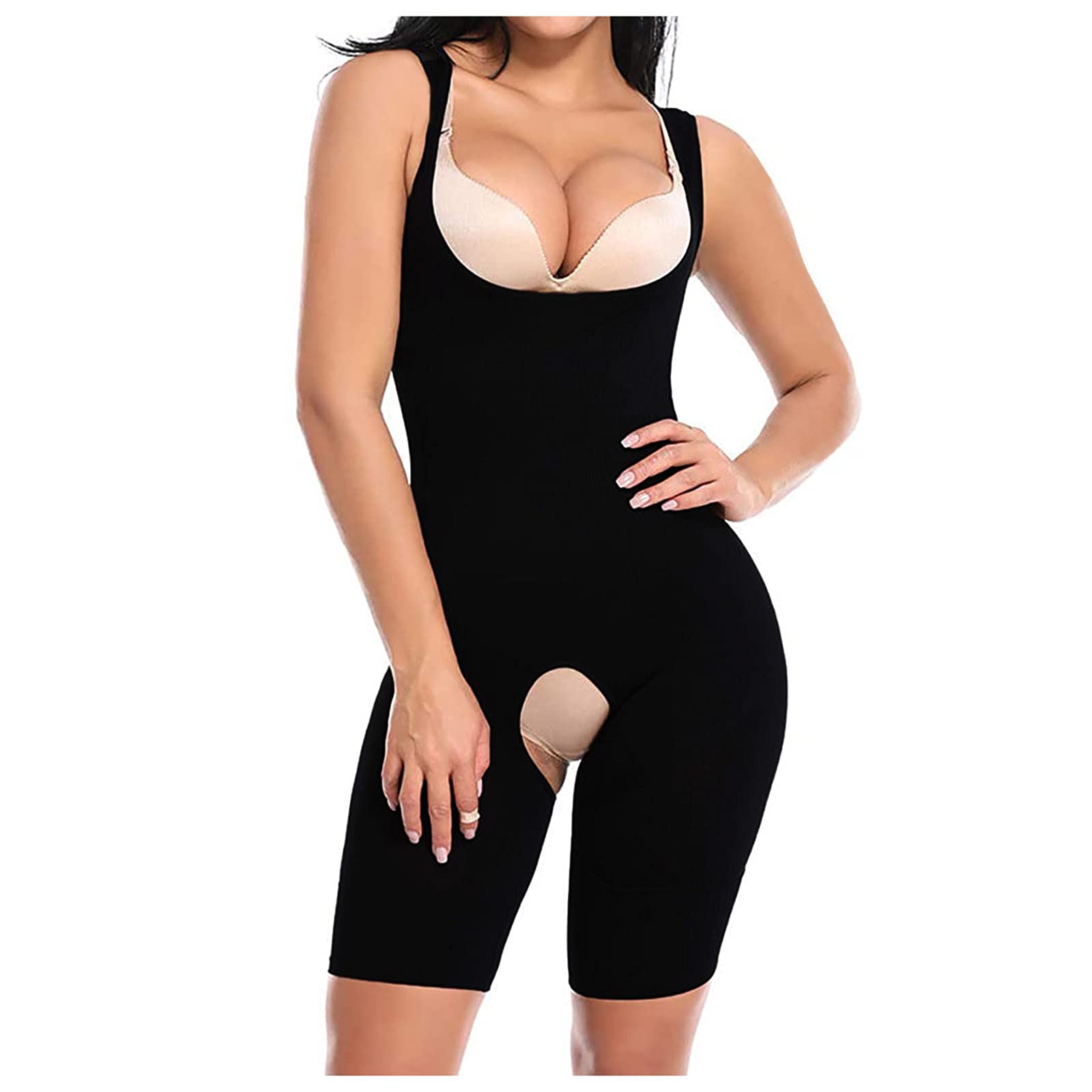 Premium Women's Shapewear Waist Trainer Bodysuit - Tummy Control Corset Full Body Shaper Tank Top for Slimming & Posture Support | Perfect for Workouts, Dressing & Special Occasions
