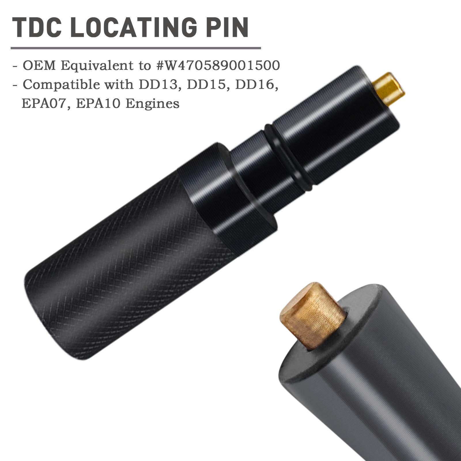 Detroit Diesel DD13 DD15 DD16 Camshaft Timing Tool Kit - OEM Replacement (W470589104000, W470589001500) - Professional Engine Repair Tool for Diesel Truck Maintenance