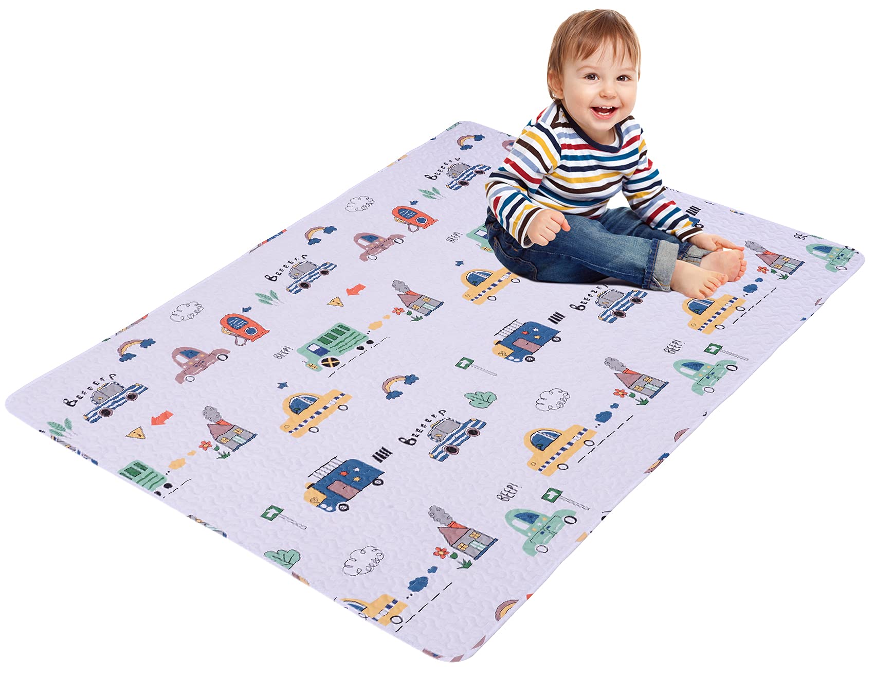 **Washable & Foldable Baby Play Mat 63x43