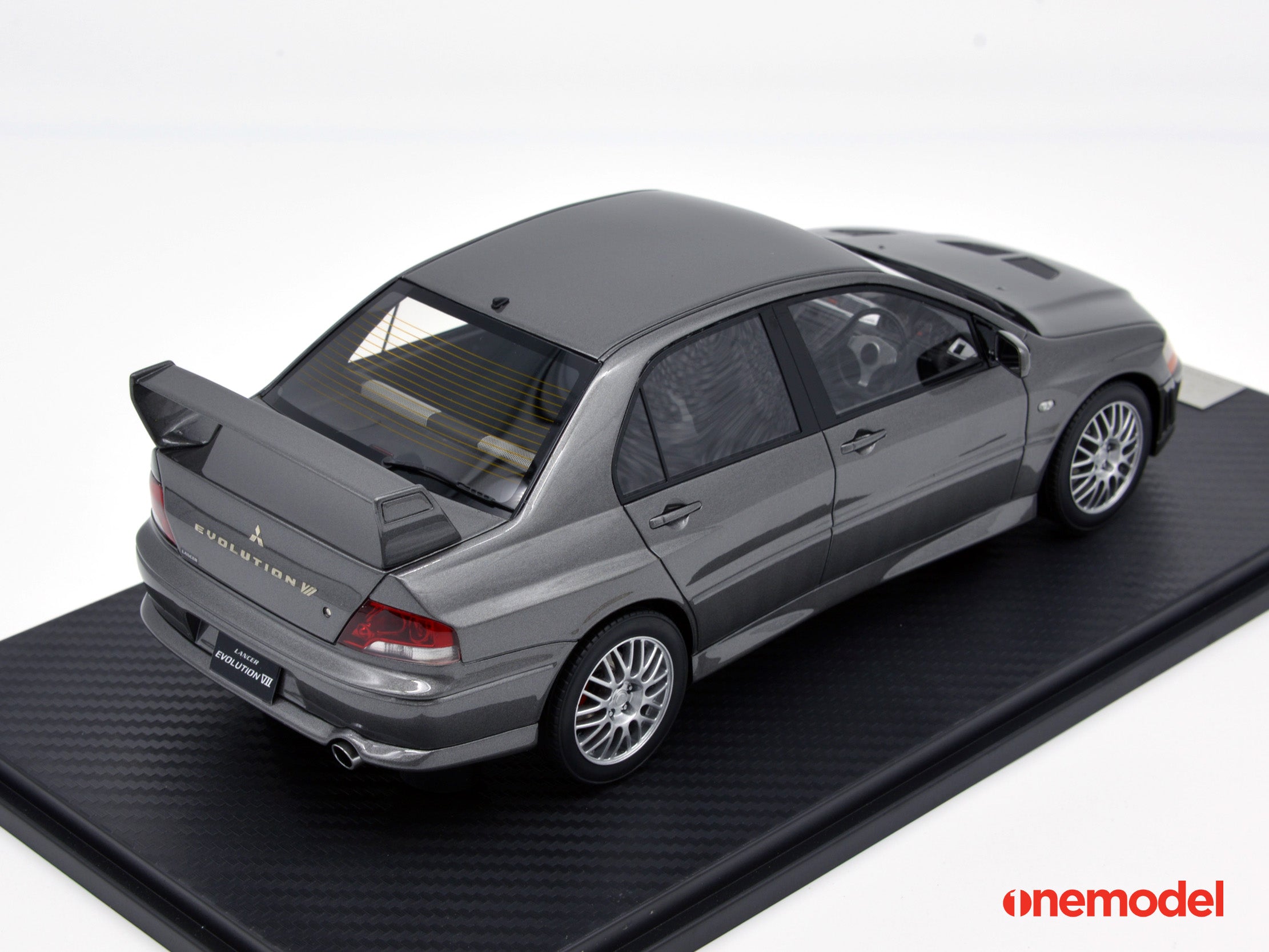 Mitsubishi Lancer EVO VII Performance Car - Charcoal Gray Color | High-Speed Racing & Street Driving | Perfect for Car Enthusiasts & Collectors