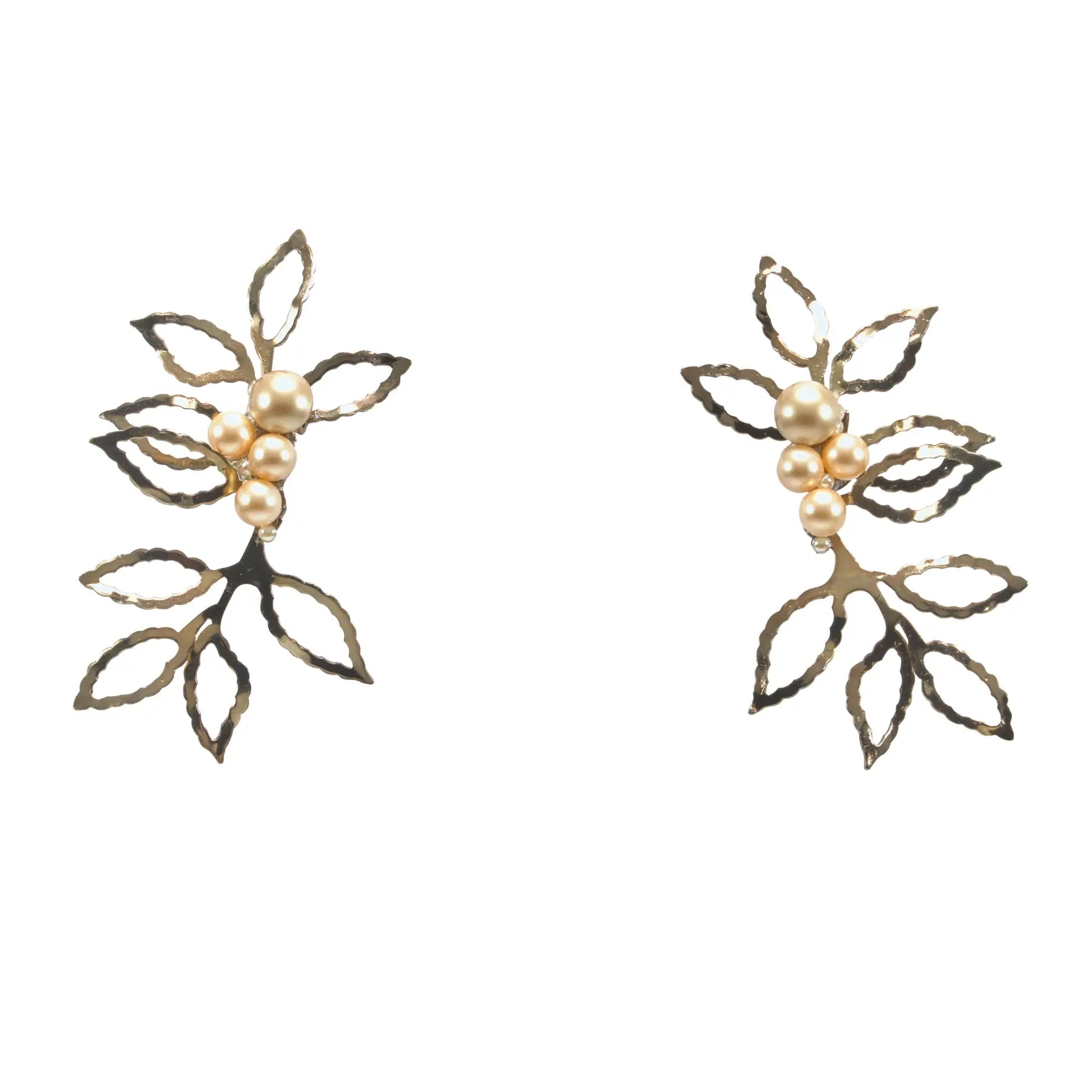 Renata Elegant Pearl Drop Earrings for Women - Perfect for Weddings, Parties & Special Occasions