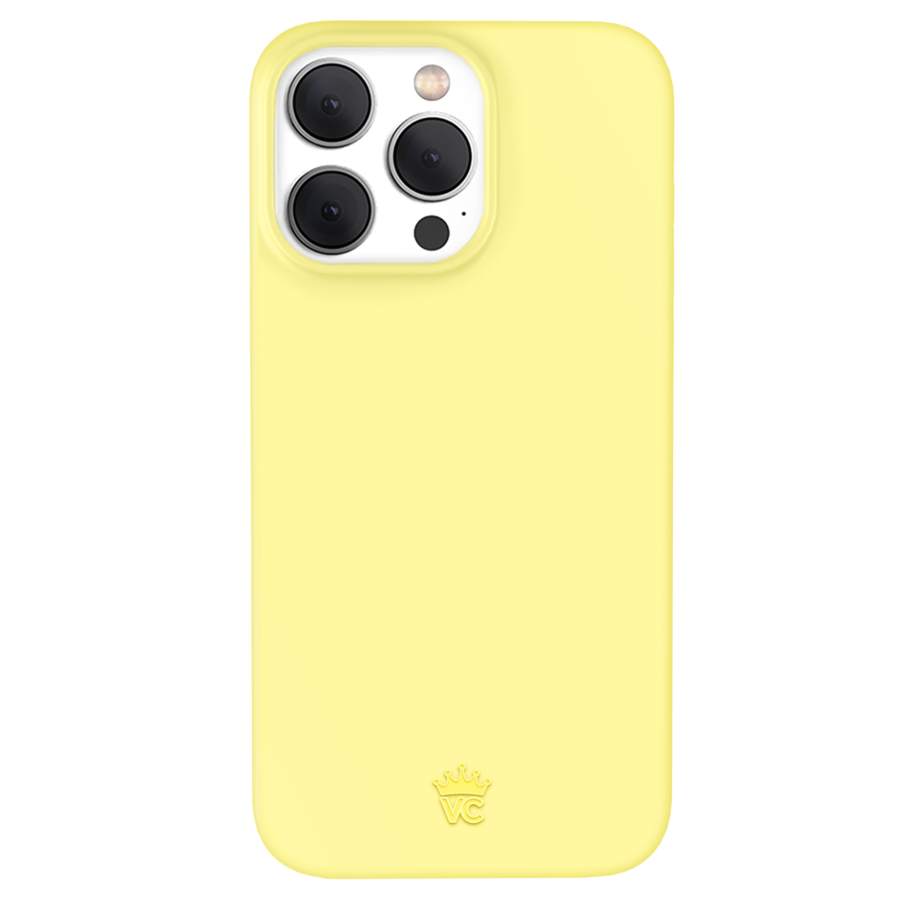 Butter Yellow iPhone Case - Soft Silicone Protective Cover for iPhone 12/13/14/15 - Slim Fit Shockproof Phone Case - Perfect for Everyday Use, Travel & Outdoor Activities