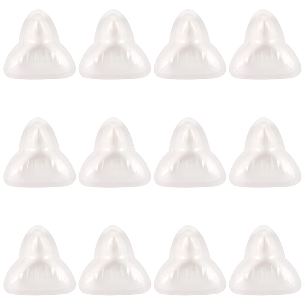 12-Pack Hemoton Plastic Zongzi Molds - Traditional Chinese Triangle Rice Dumpling & Sushi Mold Kit for Dragon Boat Festival - Perfect for Homemade Sticky Rice Treats & Asian Cooking