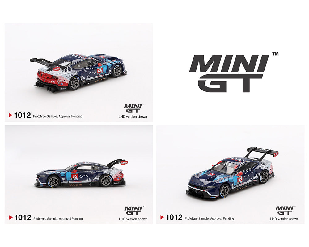 PREORDER MINI GT 1:64 Ford Mustang GT3 #65 Ford Multimatic Motorsports 2024 IMSA Daytona 24 Hours Diecast Model Car - Perfect for Collectors, Racing Fans & Display Cases
