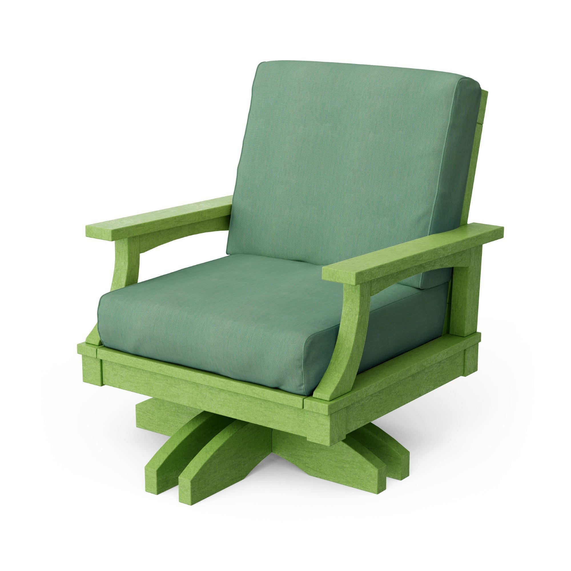 Heritage Deep Seating Swivel Chair - 360° Rotating Patio Lounge Chair with Cushions, Weather-Resistant Outdoor Furniture for Garden, Poolside & Backyard Relaxation