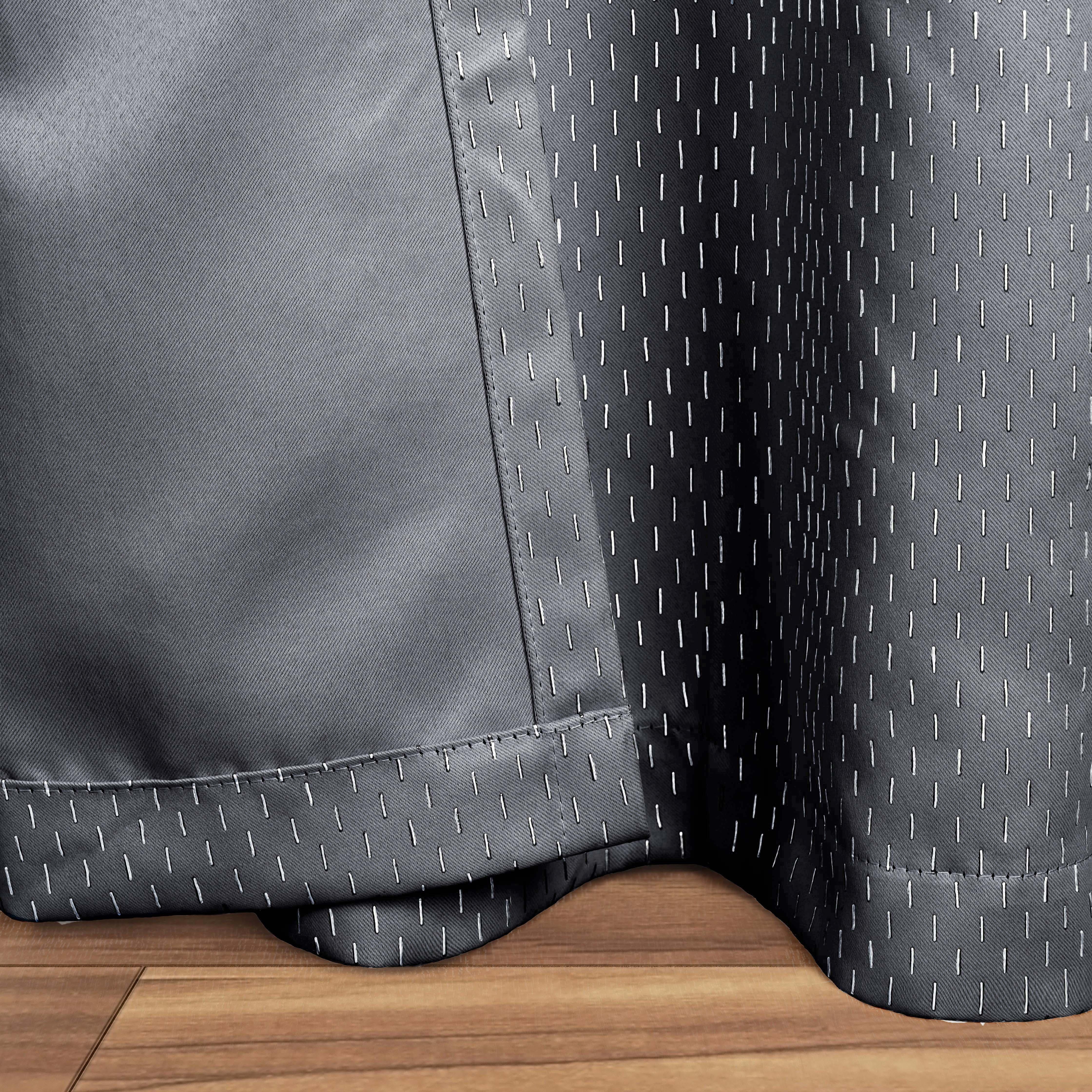 Blackout Curtain Panels with Grommets - Solid Shimmer Fabric for Bedroom & Living Room - Light Blocking & Noise Reducing Window Treatments for Home & Office
