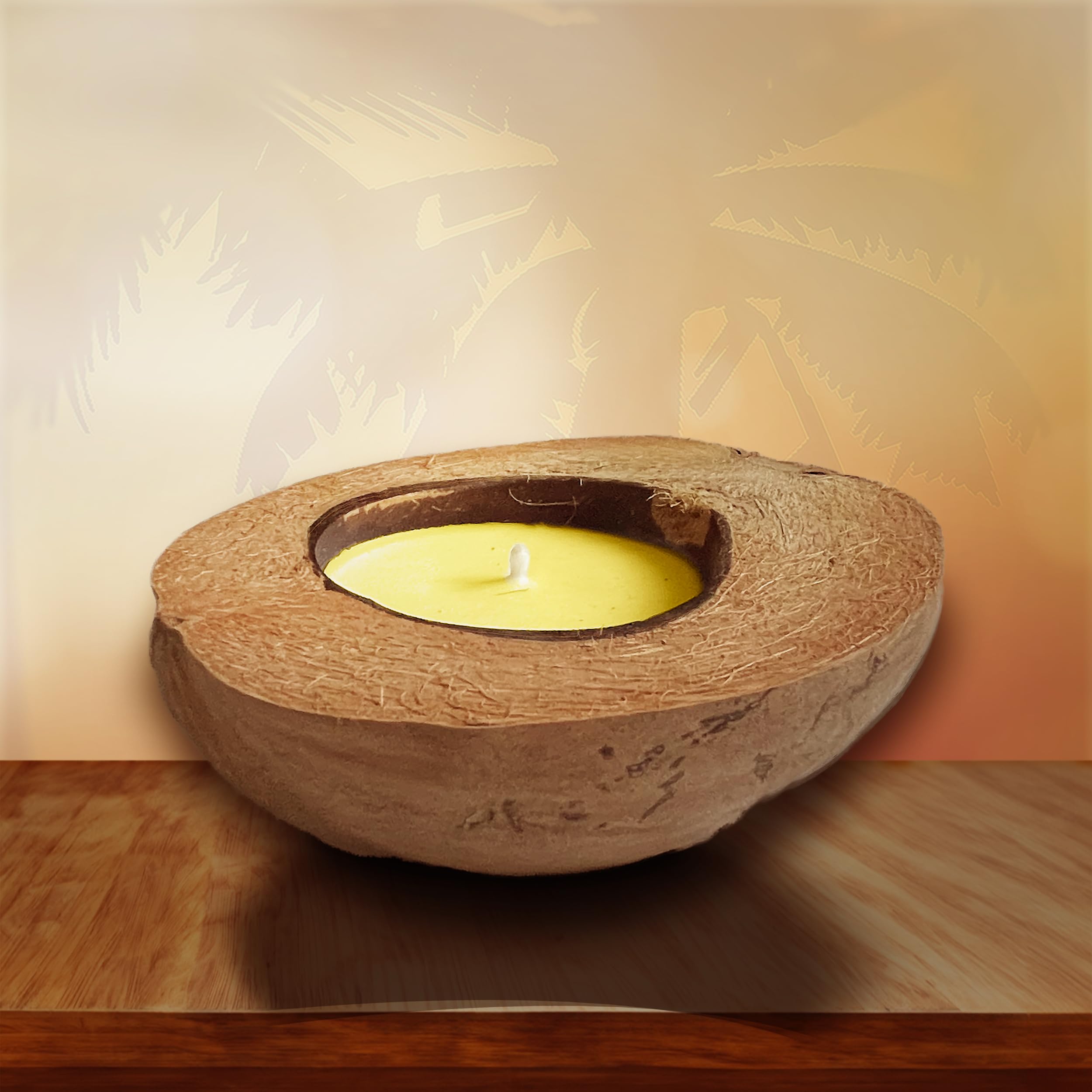 CK Organic Coconut Husk Scented Citronella Candle - 100% Soy Wax with Cotton Wick for Clean Burning | Home Décor, Mosquito Repellent & Relaxing Gift for Outdoor Patio, Garden & Indoor Spaces