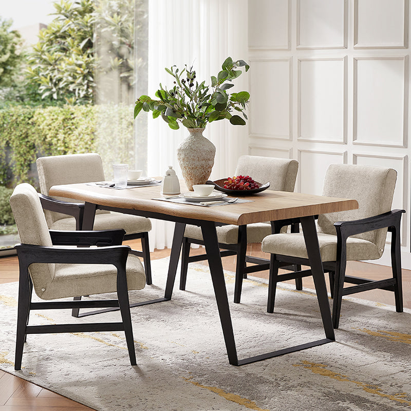 Modern Upholstered Counter Stool with Quick Shift to Dining Chair - Versatile Kitchen Island, Bar & Dining Room Seating for Home & Restaurant Use