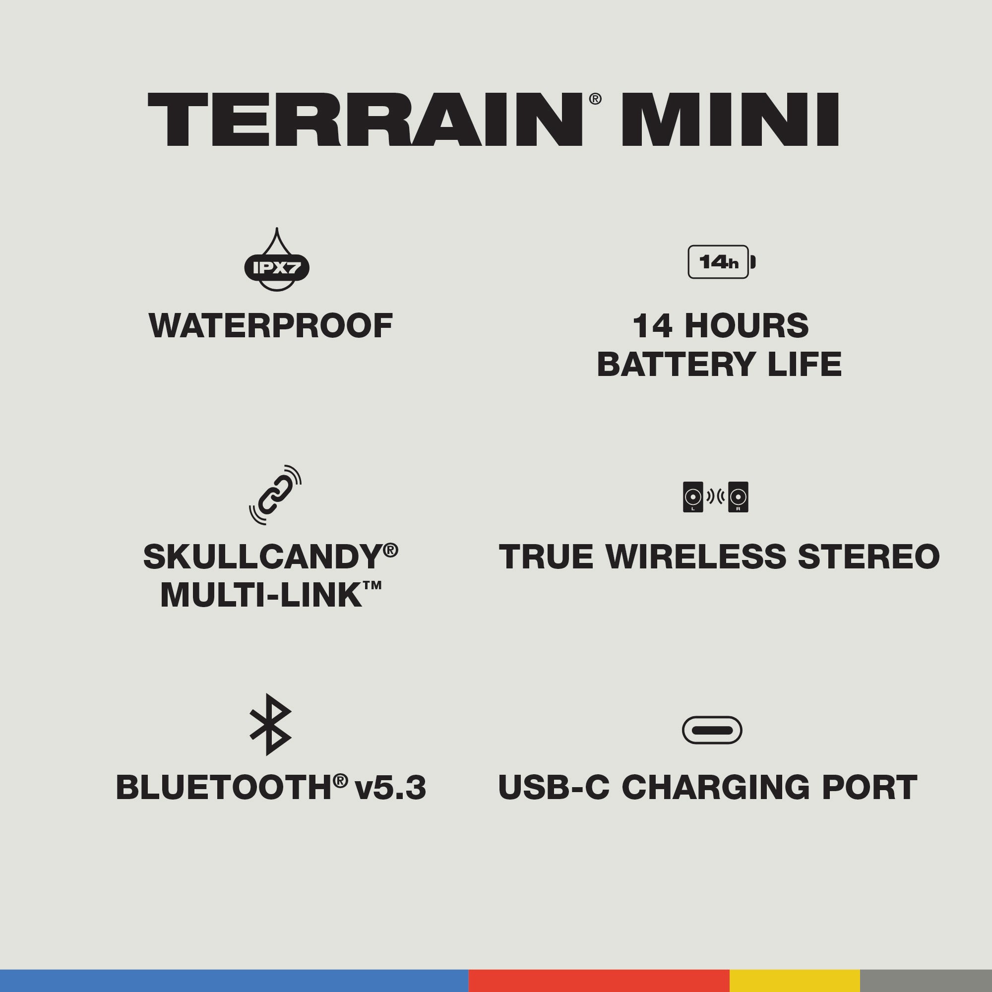 Portable Mini Wireless Bluetooth Speaker - Waterproof, Loud Sound, 12H Playtime for Outdoor, Travel, Camping & Beach Adventures