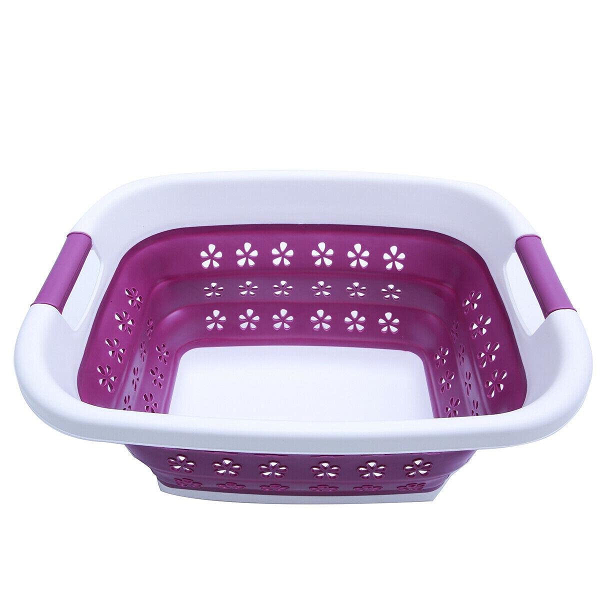 Foldable Large Laundry Basket with Handles - Extra Storage Organizer for Clothes, Toys & Home Essentials | Perfect for Laundry Room, Closet & Dorm Organization