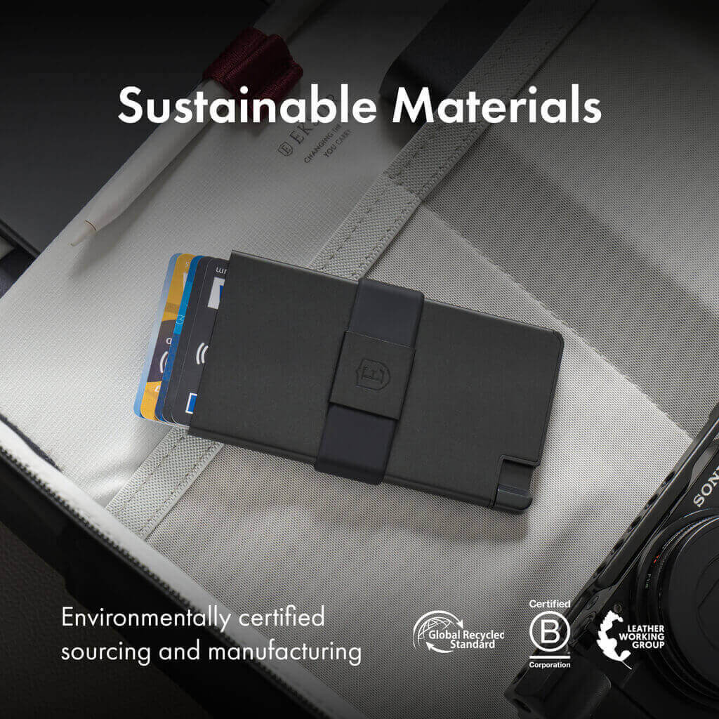Ekster Pro RFID Blocking Aluminum Card Holder - Slim Minimalist Wallet for Men & Women - Perfect for Travel, Business & Everyday Carry