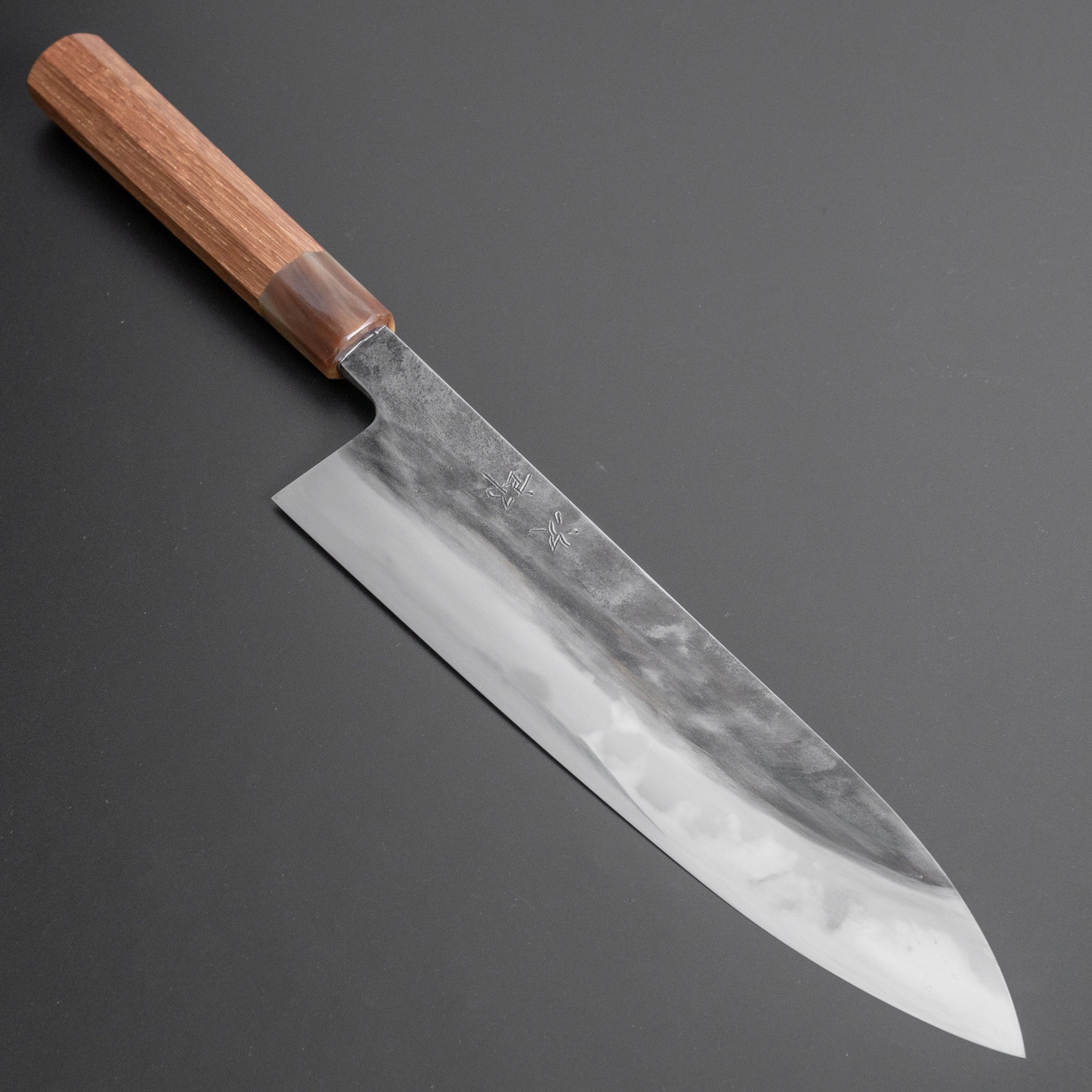 Premium Jiro Tsuchime Wa Gyuto 240mm Japanese Chef Knife with Taihei Tagayasan Handle (#217) - Perfect for Sushi, Meat Slicing & Professional Kitchen Use