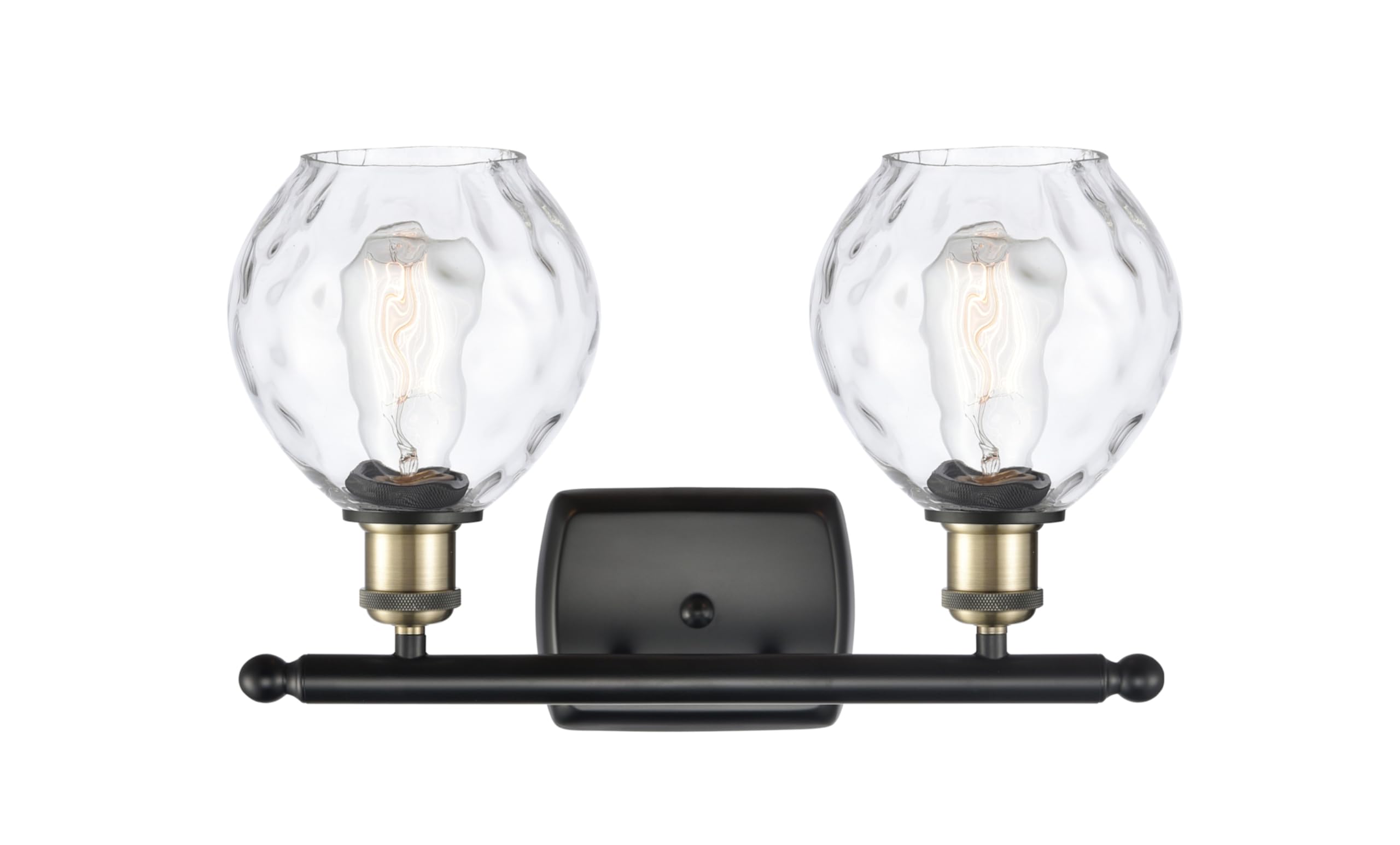 Innovations Lighting 516-2W-BAB-G362 Small Waverly 2-Light Bathroom Vanity Light - Ballston Collection - Perfect for Bathroom Mirror Lighting and Modern Home Decor