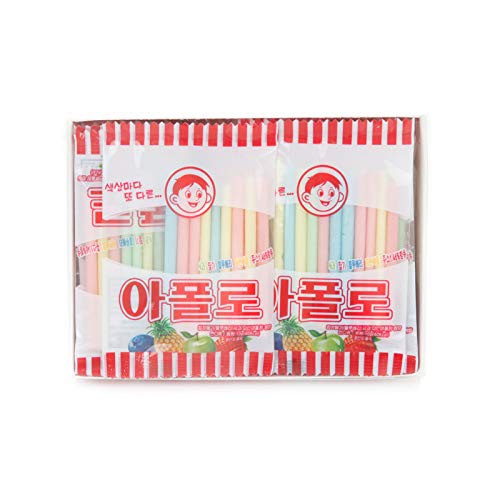 **ZEESOON Apollo Strawberry Candy (10g x 18 Packs) – Old School Korean Snack for Kids & Adults – Perfect for Parties, Gifts & Nostalgic Treats**