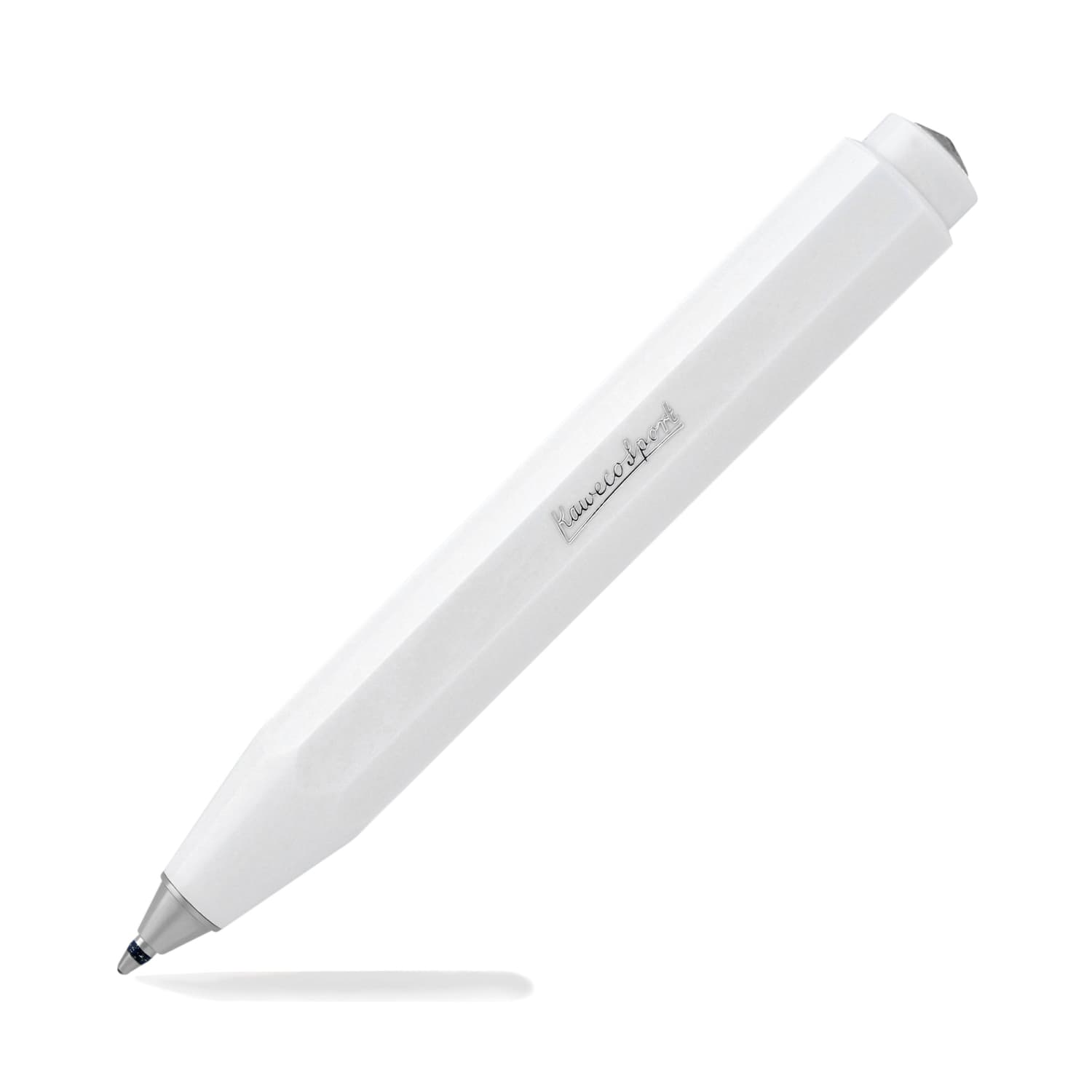 Kaweco Skyline Sport Ballpoint Pen - Premium White Fountain Pen for Writing, Sketching & Note Taking - Perfect Gift for Students, Professionals & Artists