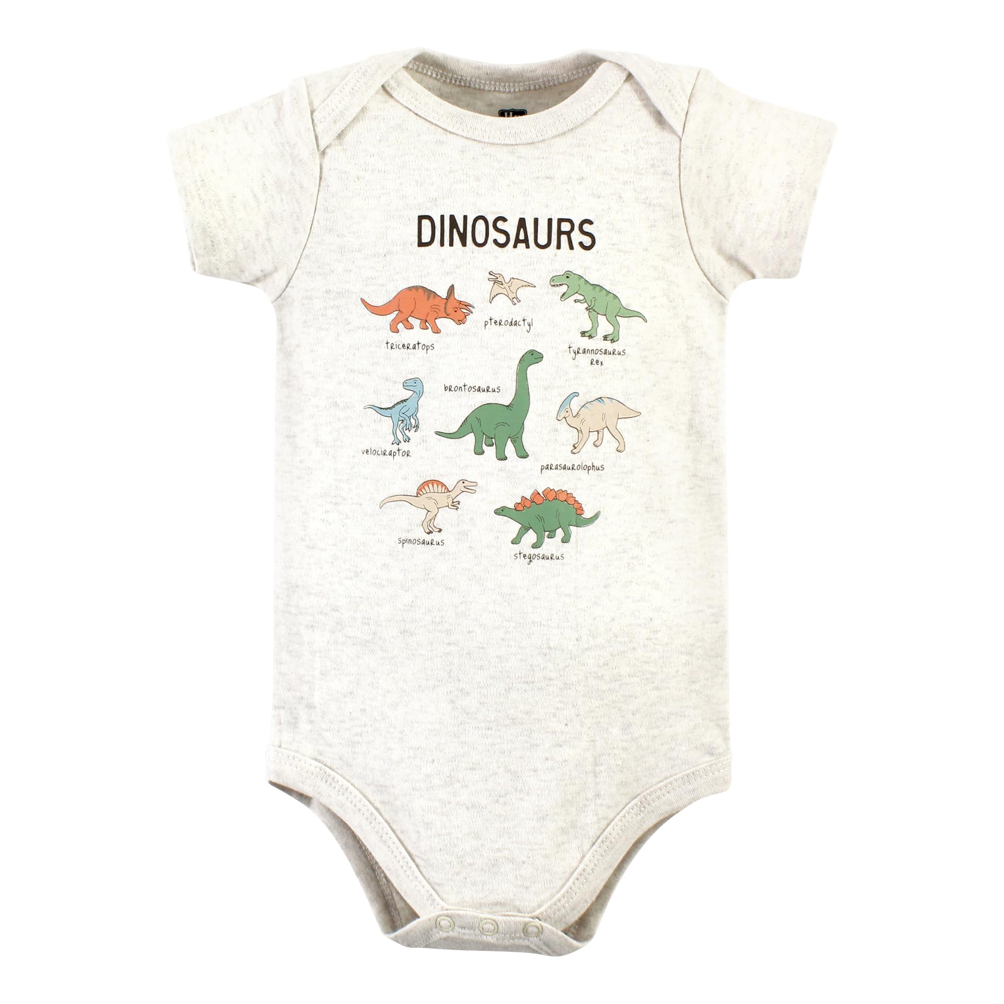 Hudson Baby Cotton Bodysuits 5-Pack | Dinosaur Adventures | Soft Preemie Onesies for Newborns | Perfect for Gifts, Baby Showers & Everyday Wear