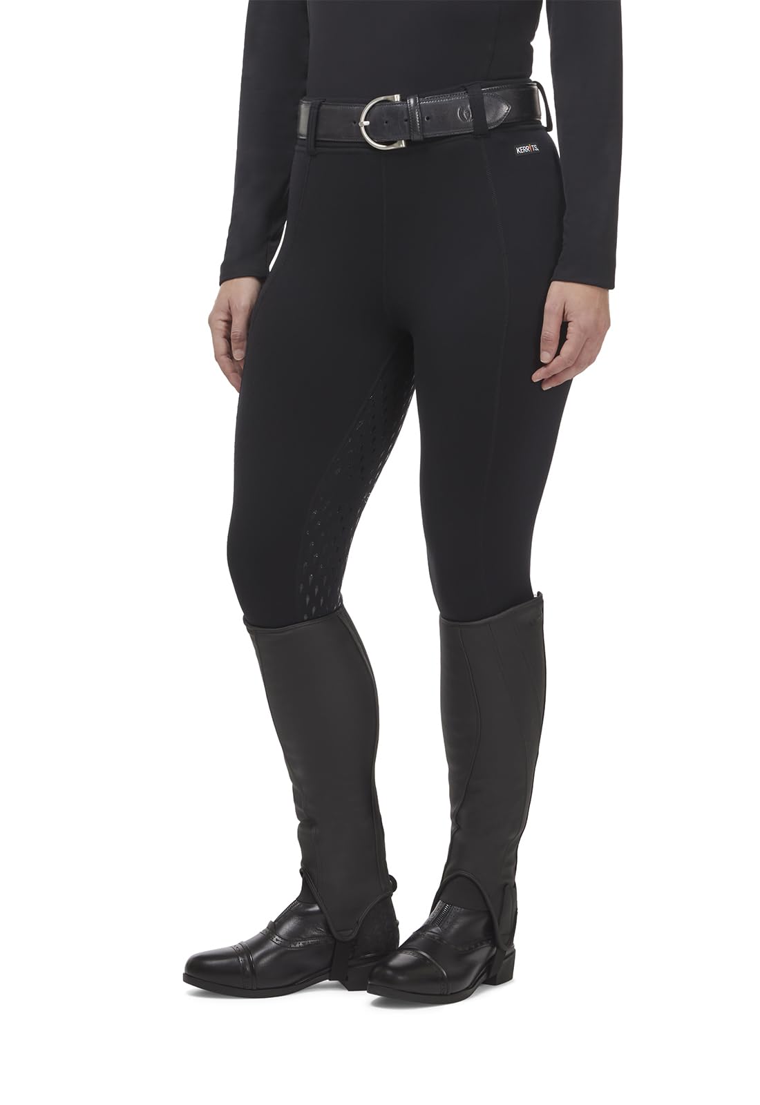 Kerrits Power Stretch Full Seat Tight - Women's Equestrian Riding Tights for Horseback Riding & Training | Breathable, Flexible & Comfortable