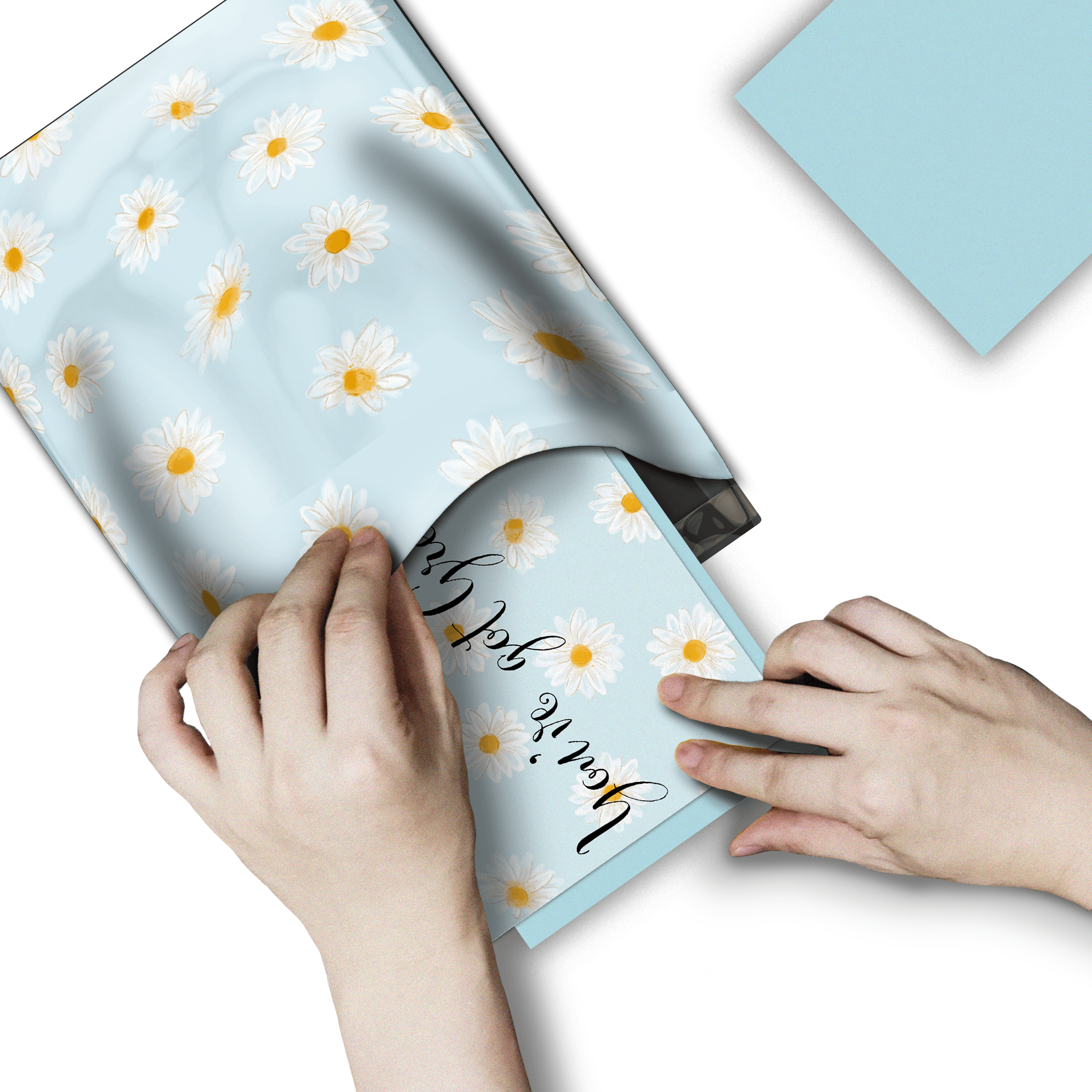 Beautiful Daisy Greeting Cards - Handmade Floral Insert Cards for Birthdays, Weddings & Special Occasions