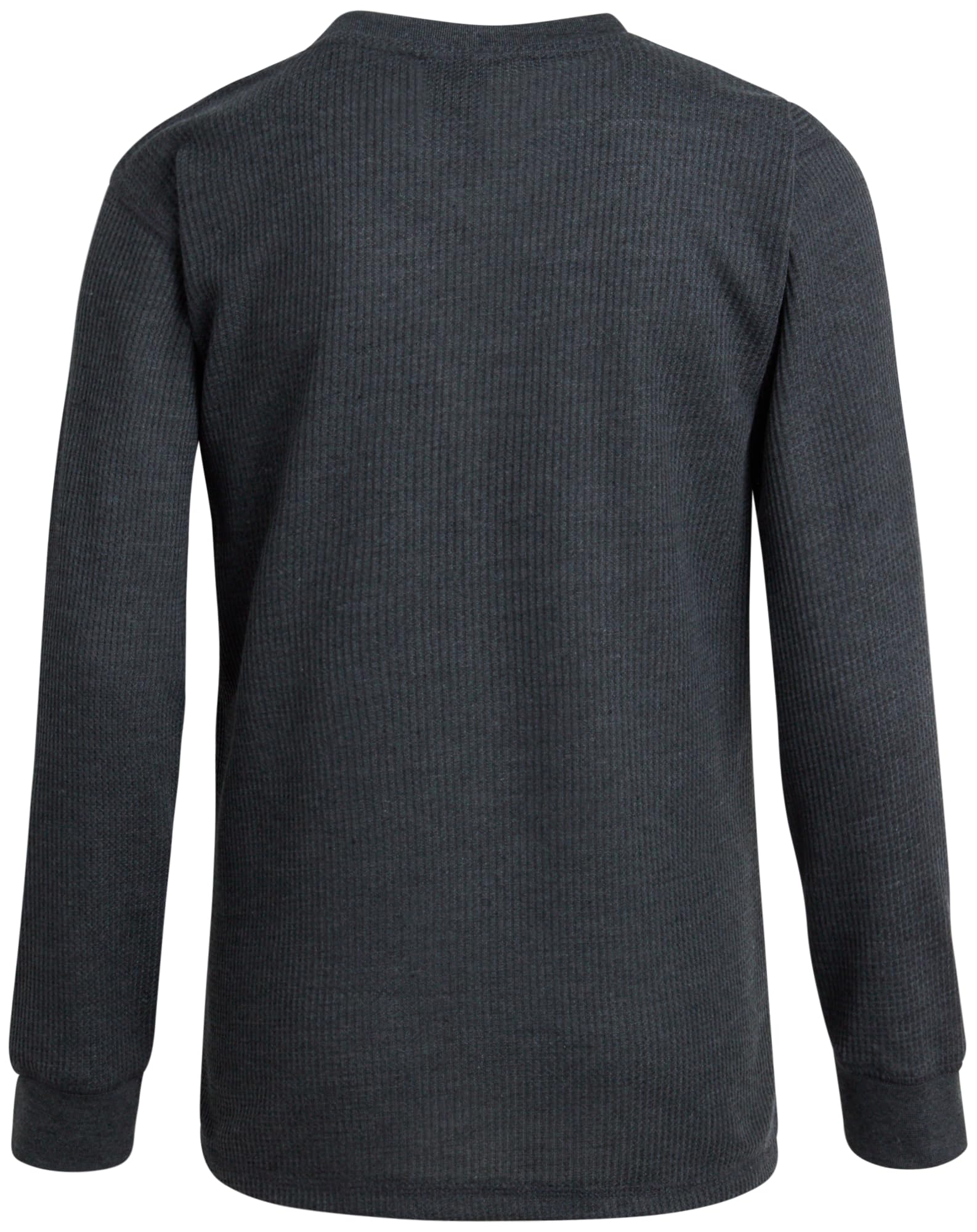 Boys' Thermal Shirt 2-Pack - Soft Waffle Knit Long Sleeve Crewneck T-Shirts for Kids (Sizes 8-18) | Warm Winter Layering & Casual School Outfits