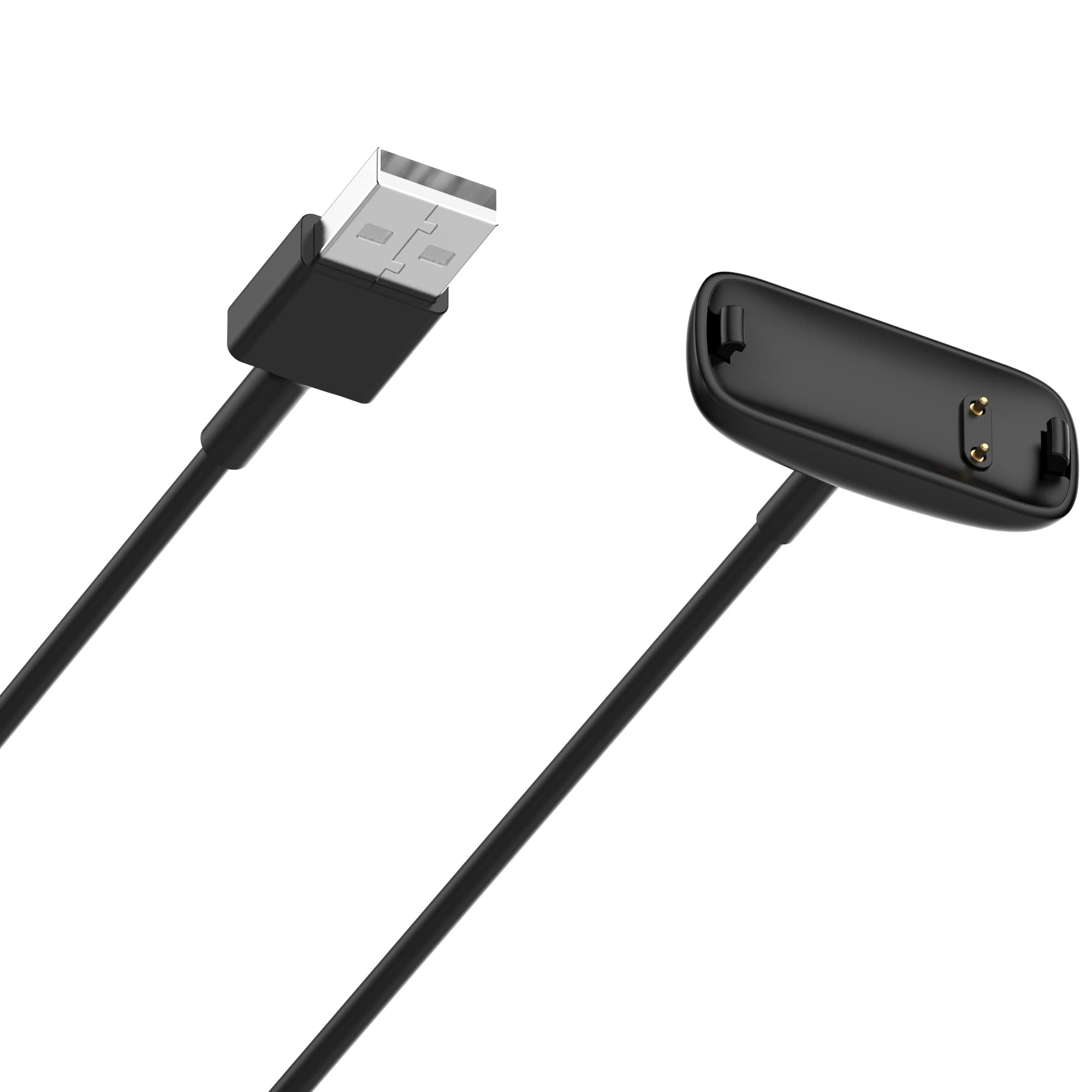 2-Pack USB Charger Cable for Fitbit Inspire 3 - 3.3ft Fast Charging Cord Dock - Compatible with Inspire 3 Fitness Tracker - Perfect for Home, Office & Travel Charging