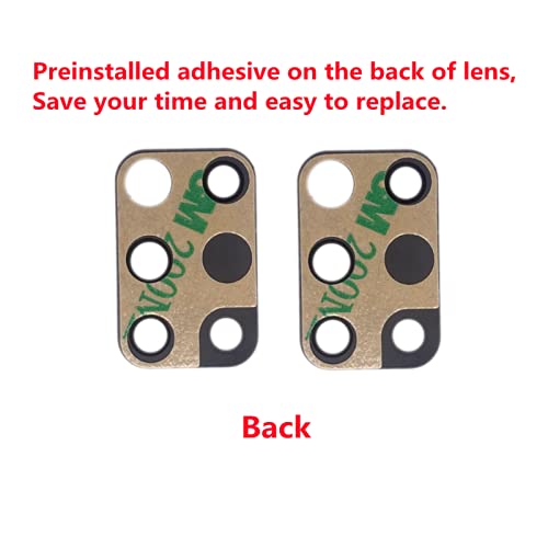 Original 2-Pack OEM Rear Camera Glass Lens Replacement for Samsung Galaxy A31 5G/A31 2020 - Pre-Installed Adhesive & Repair Tools Included - Compatible with All Carriers - Perfect for DIY Phone Repairs and Camera Protection