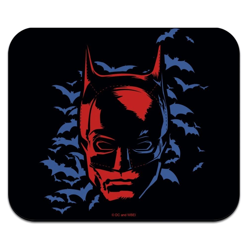 The Batman Bat Burst Low Profile Gaming Mouse Pad - Non-Slip Thin Mousepad for PC, Laptop, Office & Home Use - Perfect for Gamers, Work & Daily Computing