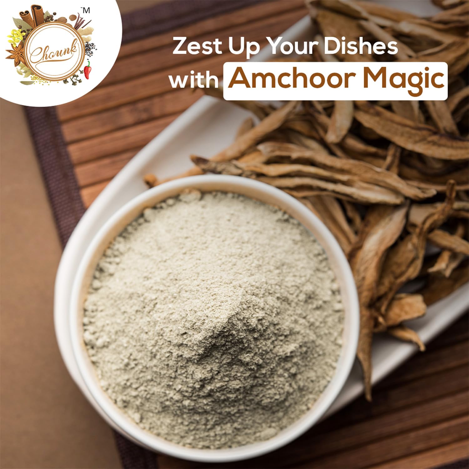 Organic Amchur Powder (Dry Mango Powder) - 100g | All-Natural, No Preservatives or Artificial Flavors | Indian Spice for Chutneys, Curries & Marinades | Vegan & Gluten-Free Cooking Essential