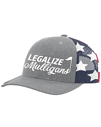 Heather Grey/American Flag