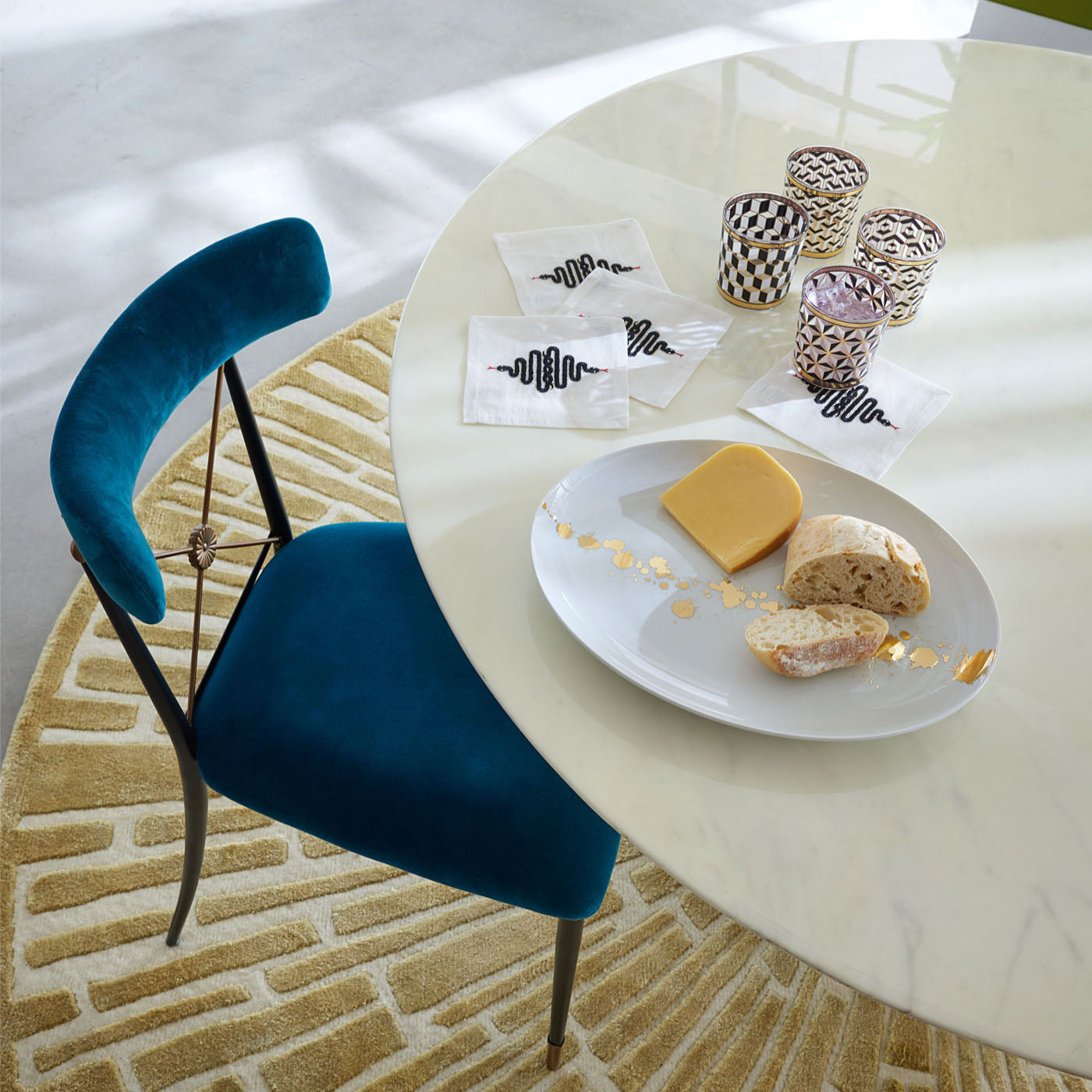 Modern Rider Dining Chair - Sturdy Wooden Kitchen Chair with Comfortable Cushion - Perfect for Home Dining Room, Breakfast Nook, and Restaurant Use