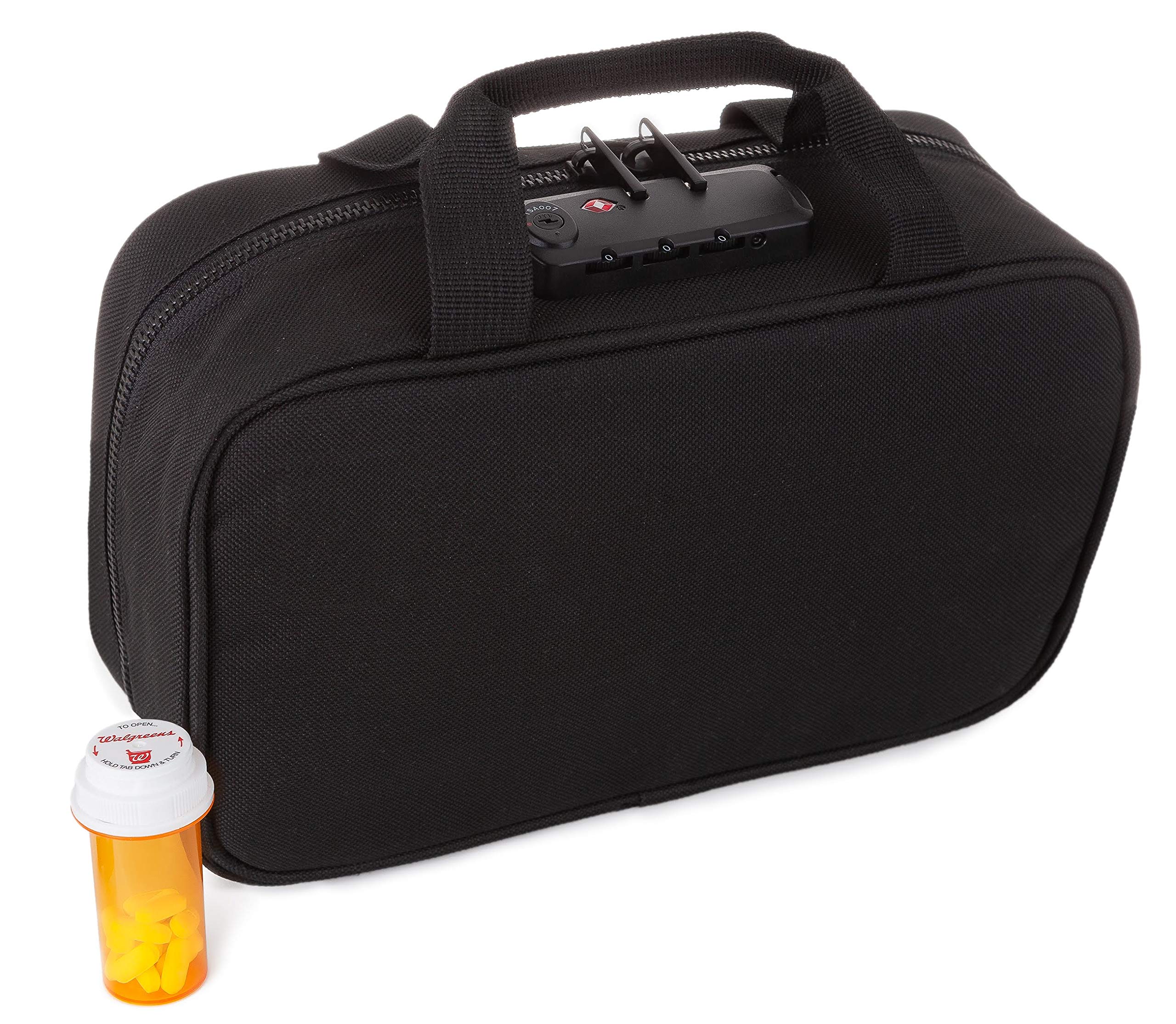 Waterproof Medication Travel Bag - Portable Pill Organizer for Daily Use, Vacations & Emergency Kits | Compact & Durable Medical Pouch for Pills, Vitamins & First Aid Supplies