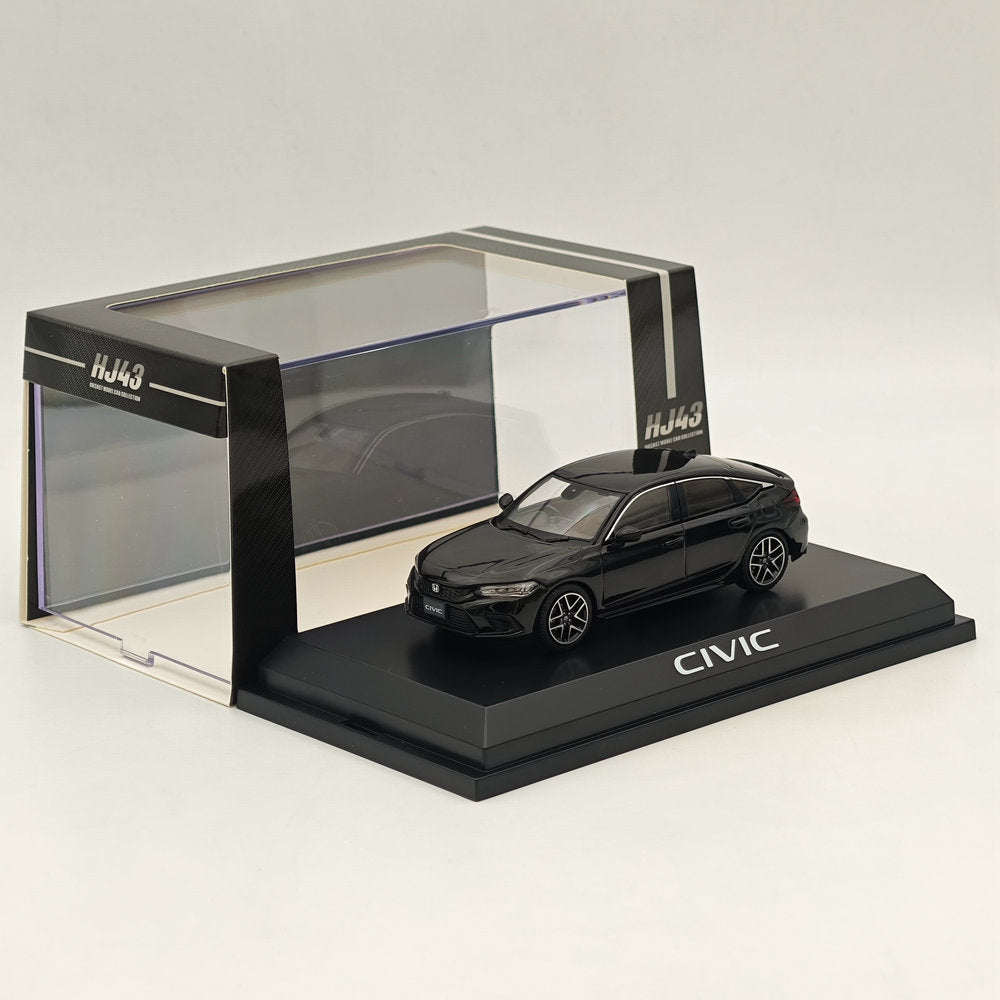 1/43 Scale Honda Civic (FL1) LX Crystal Black Pearl Diecast Model Car - Limited Edition Collectible for Car Enthusiasts & Display in Home/Office