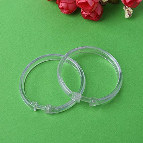 12 Pack Clear Multifunctional Hooks - Heavy Duty Shower Curtain Rings for Bathroom, Kitchen & Home Organization - Perfect for Hanging Towels, Robes, Plants & Decorative Items