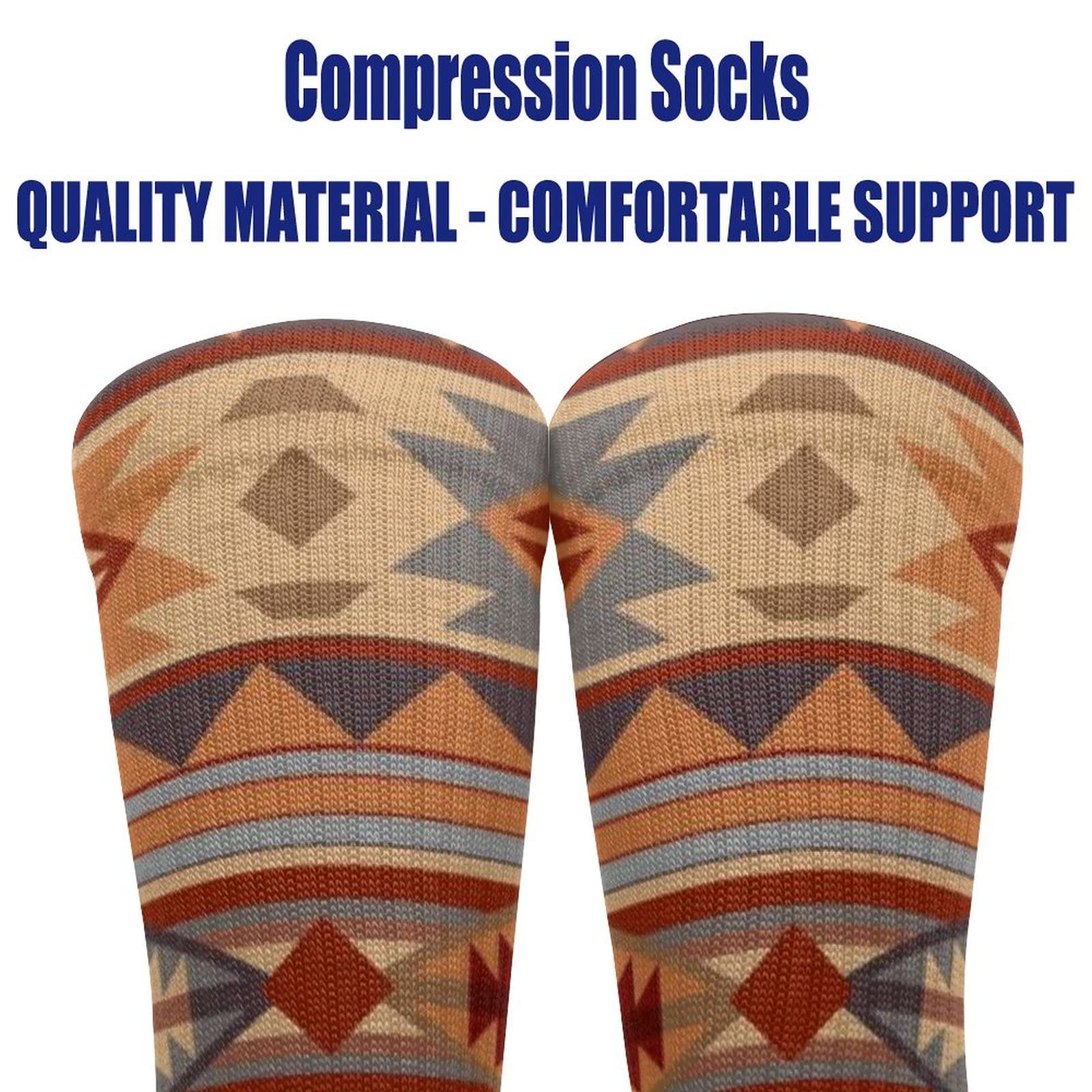 Vintage Luxury Polyester Socks - Soft Fuzzy Crew Socks for Women & Men - Perfect for Running, Hiking & Casual Wear