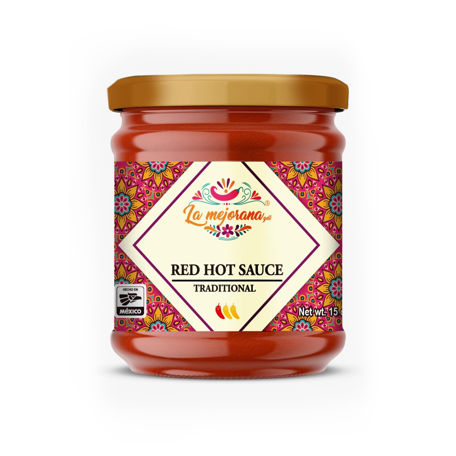 Authentic Jalisco Style Hot Sauce for Chilaquiles - Spicy Tomato Salsa - 100% Natural & Preservative-Free - Traditional Mexican Recipe - 16oz Bottle - Perfect for Tacos, Enchiladas & Breakfast Dishes