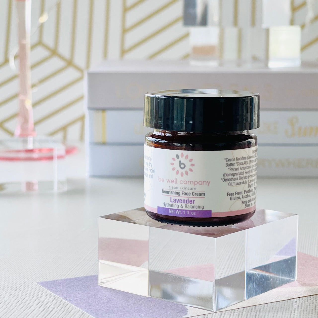 Nourishing Lavender Face Cream for Dry Skin - Hydrating & Soothing Moisturizer for Night & Day Use