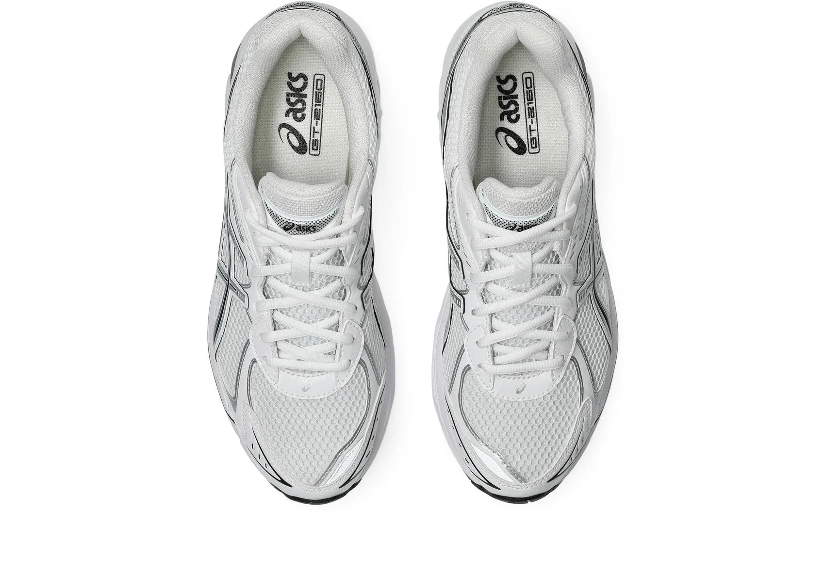 ASICS GT 2160 Running Shoes for Men - White/Pure Silver (1203A275-110) | Lightweight Cushioned Sneakers for Jogging, Gym Workouts & Daily Wear